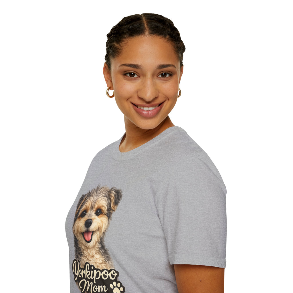 Yorkipoo Mom Shirt – Cute Yorkipoo T-Shirt for Dog Lovers, Small Dog Mom Tee, Yorkshire Terrier Poodle Mix Gift