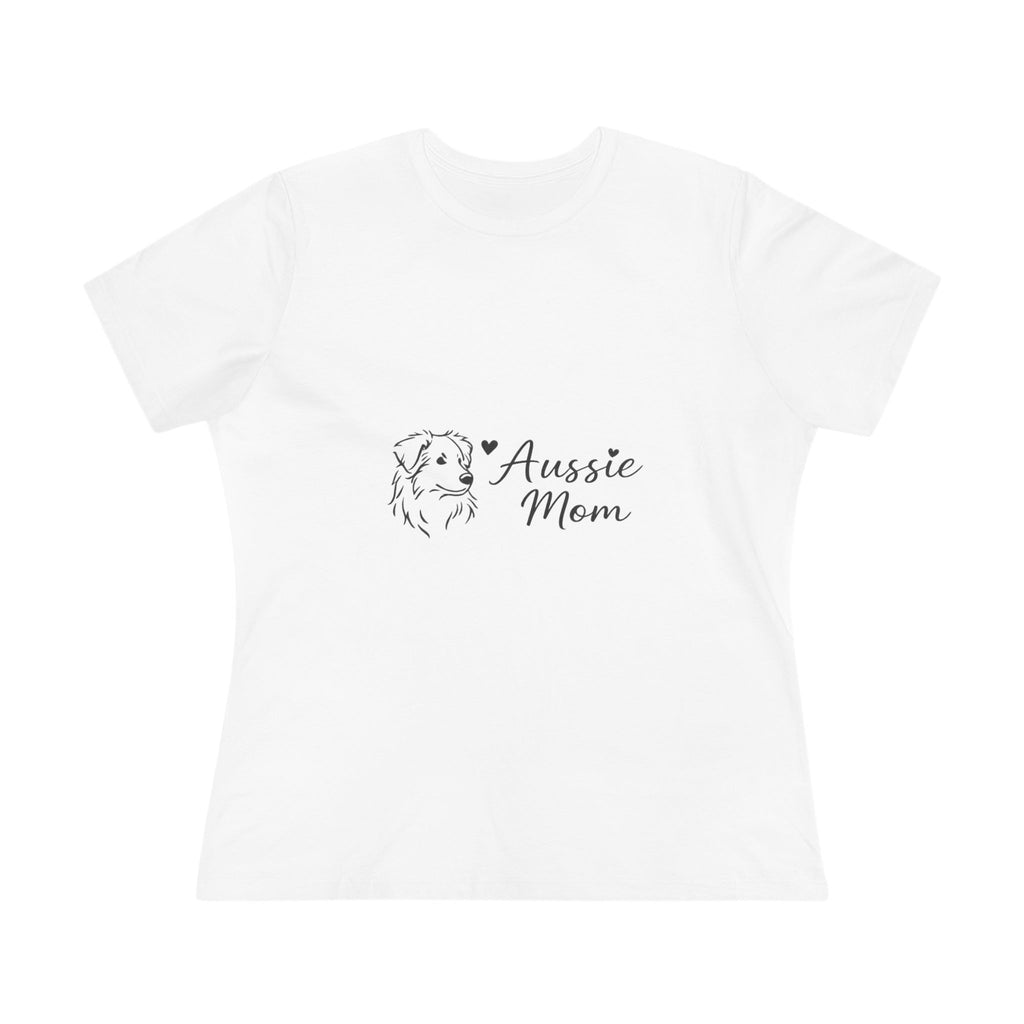Aussie Mom T-Shirt — Women's Australian Shepherd Mum Tee