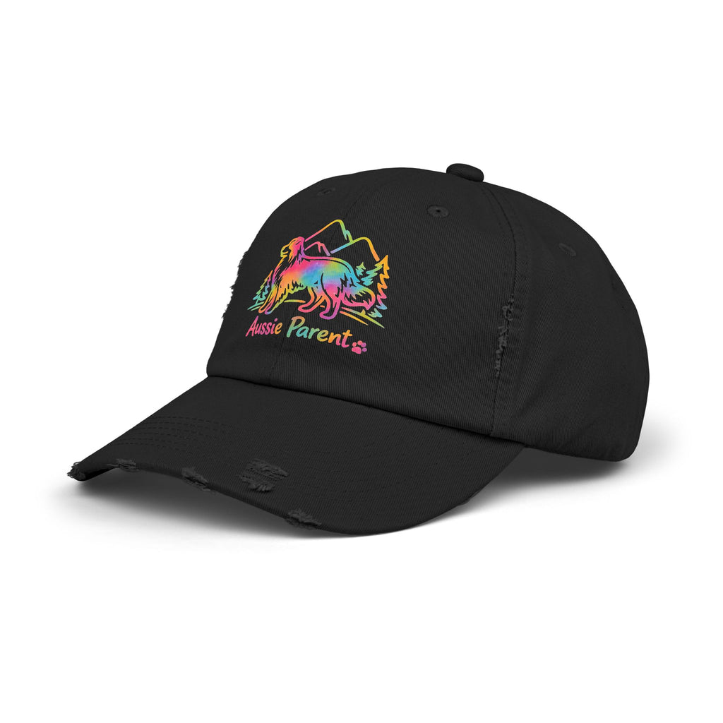 Aussie Parent Cap — Rainbow Australian Shepherd Dog Dad Mom Hat