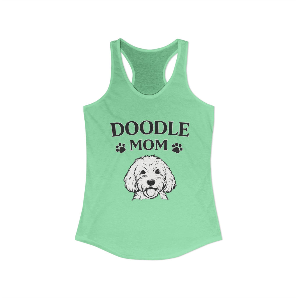 Goldendoodle Mom Racerback Tank — Doodle Dog Mom Tank Top for Women
