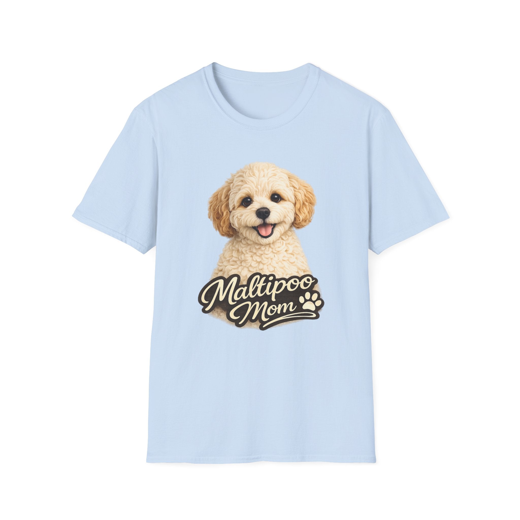 Maltipoo Mom Shirt – Cute Maltipoo T-Shirt for Dog Lovers, Small Dog Mom Tee, Maltese Poodle Mix Gift for