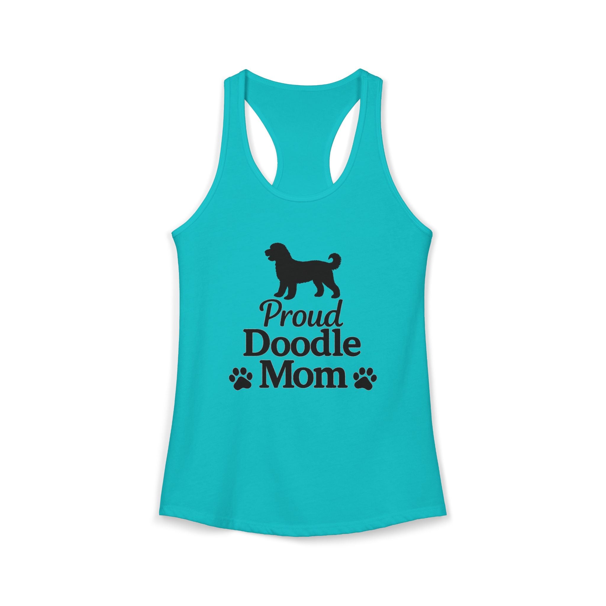 Proud Doodle Mom Racerback Tank