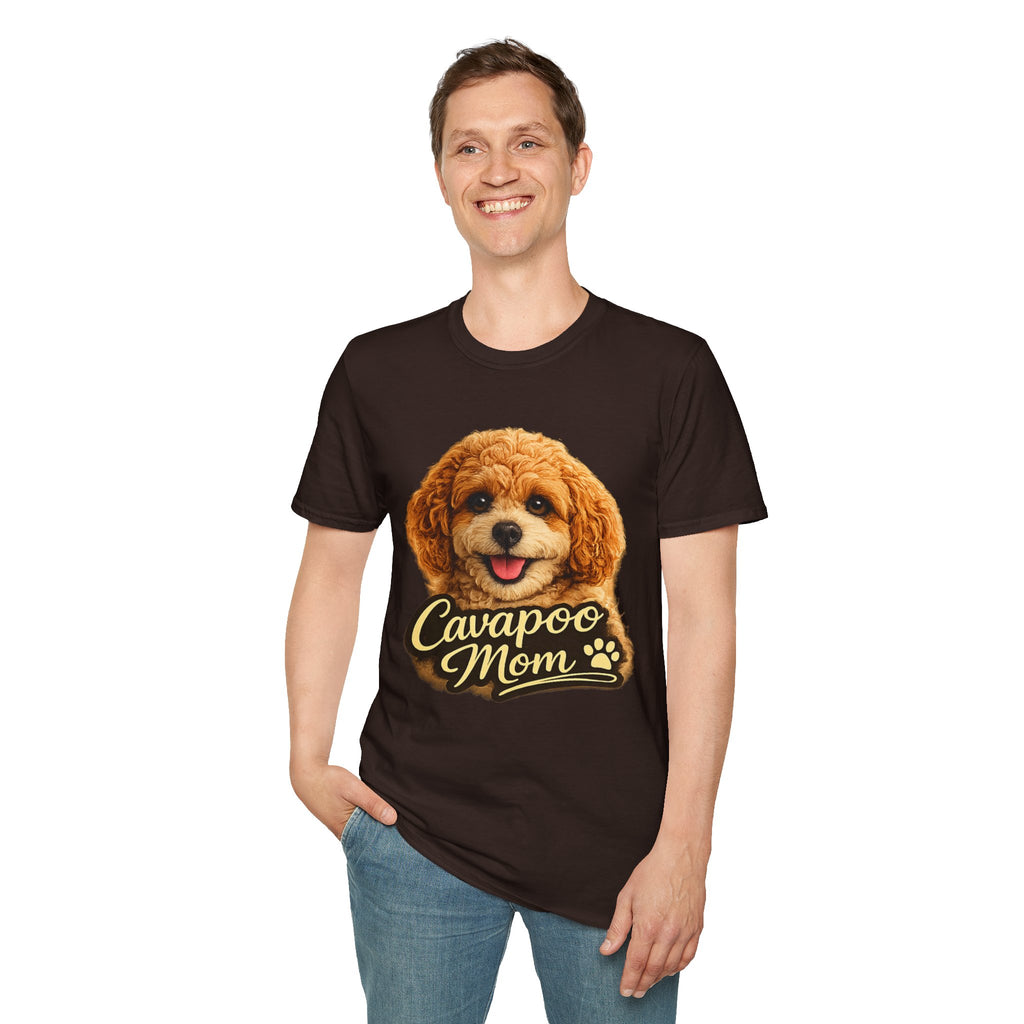 Cavapoo Mom Shirt – Cute Cavapoo T-Shirt for Dog Lovers, Doodle Mom Tee, Cavalier Poodle Mix Gift for Women