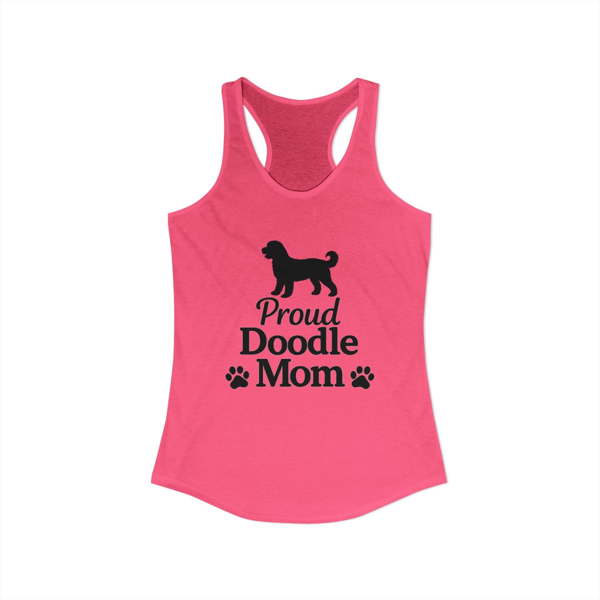 Proud Doodle Mom Racerback Tank