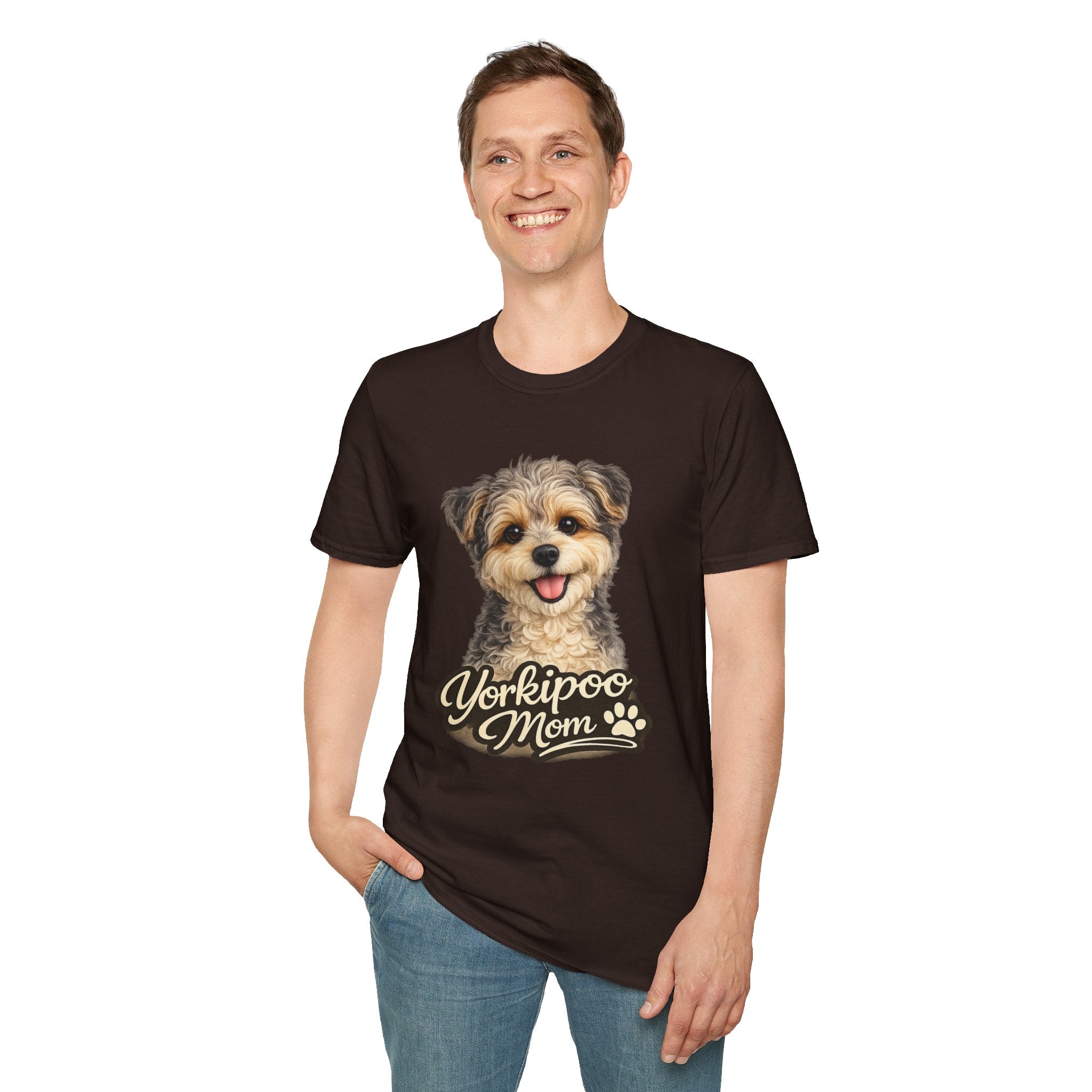 Yorkipoo Mom Shirt – Cute Yorkipoo T-Shirt for Dog Lovers, Small Dog Mom Tee, Yorkshire Terrier Poodle Mix Gift