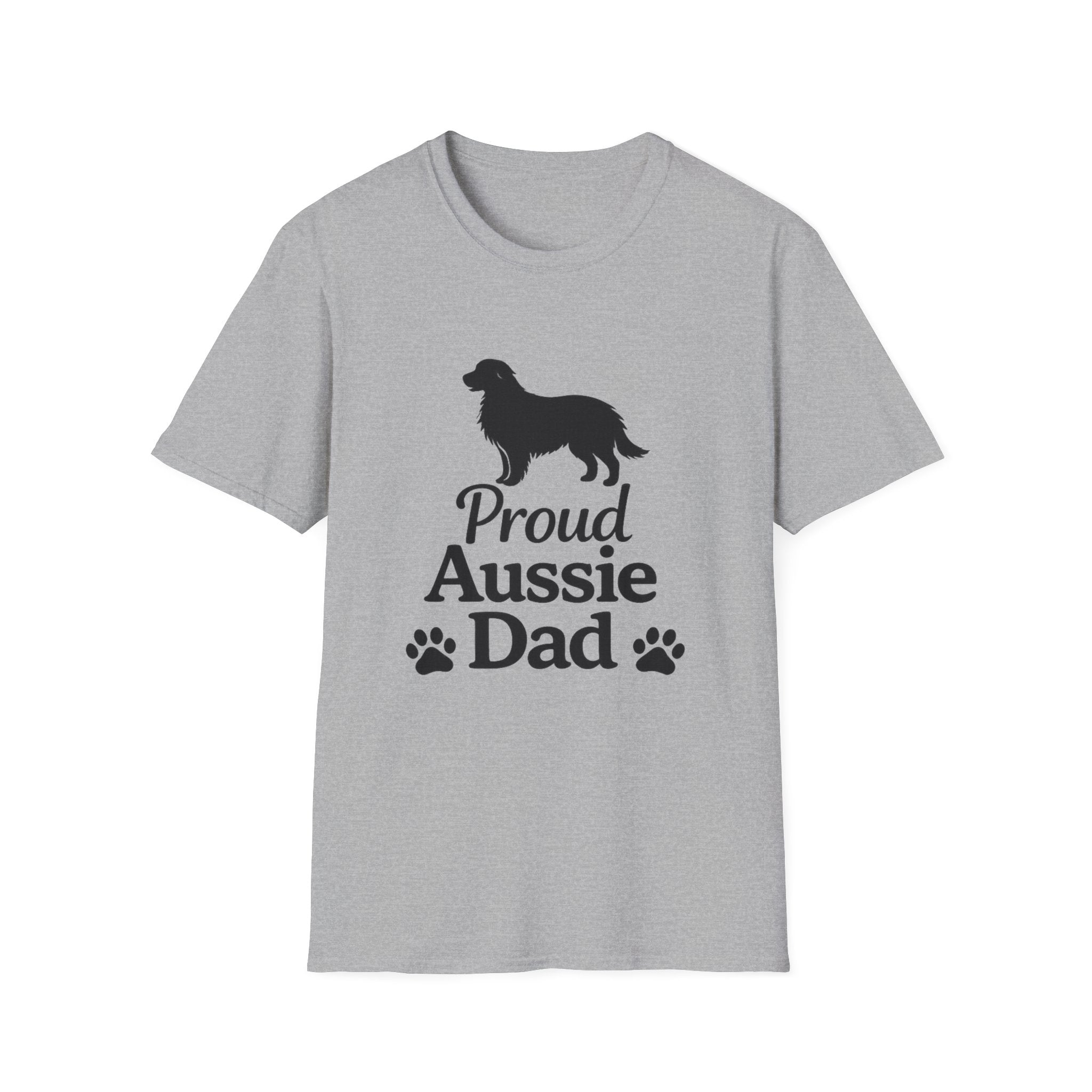 Proud Aussie Dad T-Shirt — Australian Shepherd Dad Tee