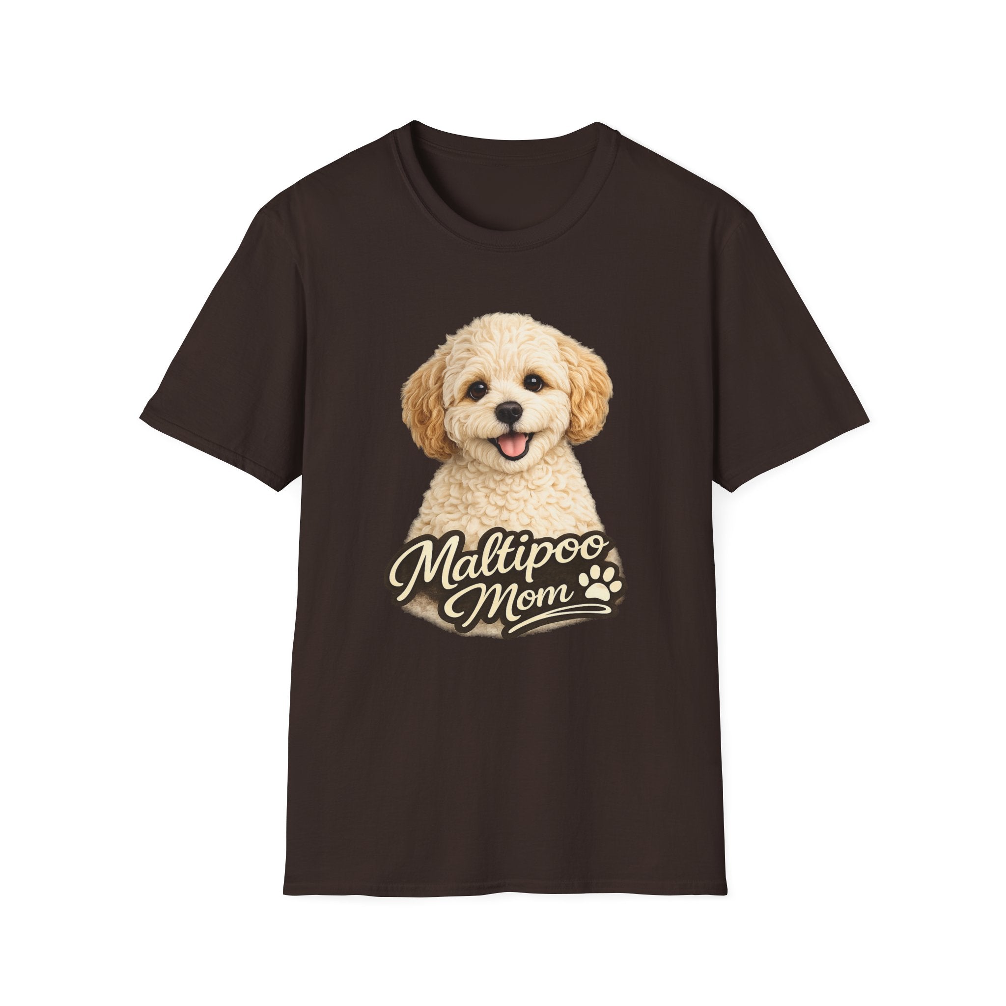 Maltipoo Mom Shirt – Cute Maltipoo T-Shirt for Dog Lovers, Small Dog Mom Tee, Maltese Poodle Mix Gift for
