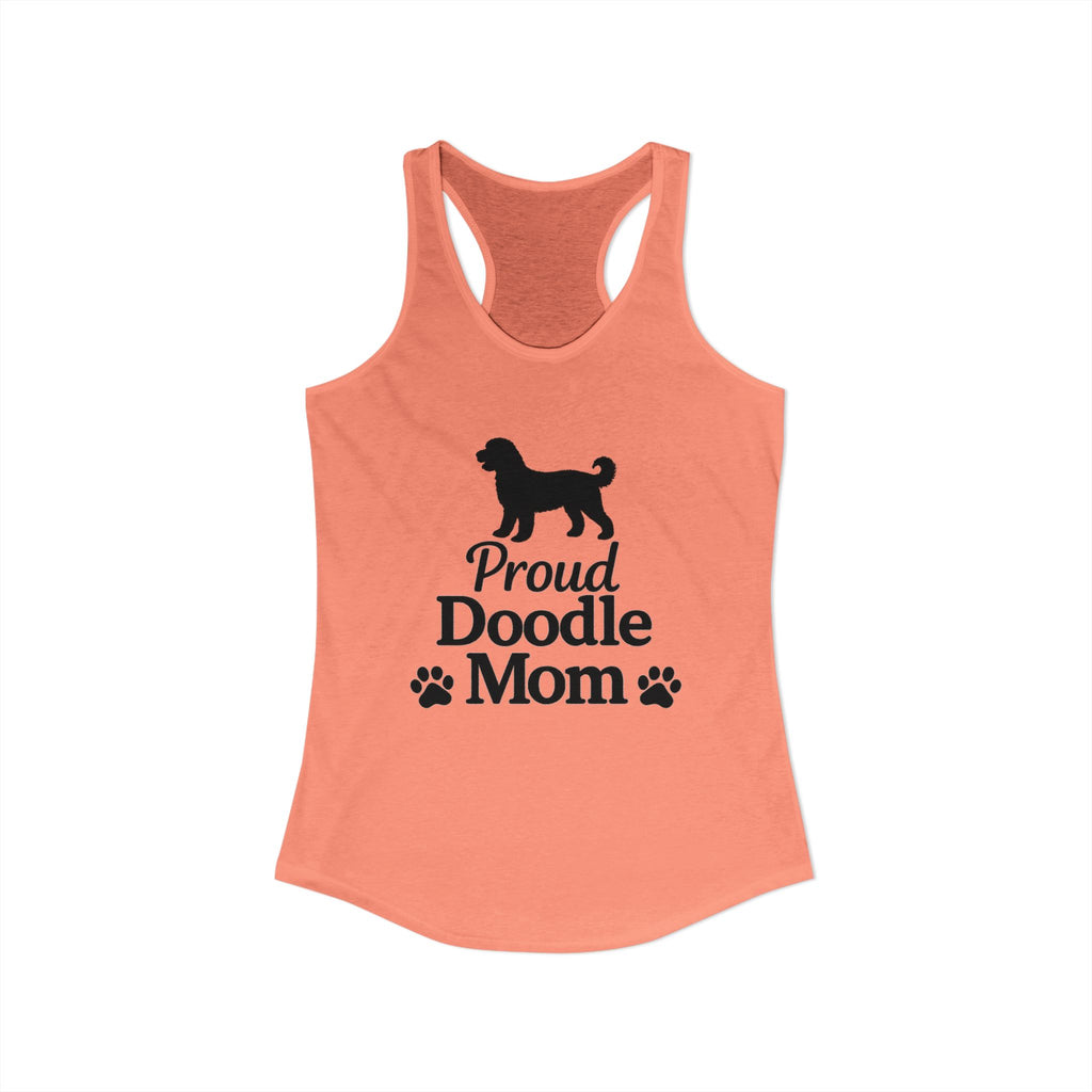 Proud Doodle Mom Racerback Tank