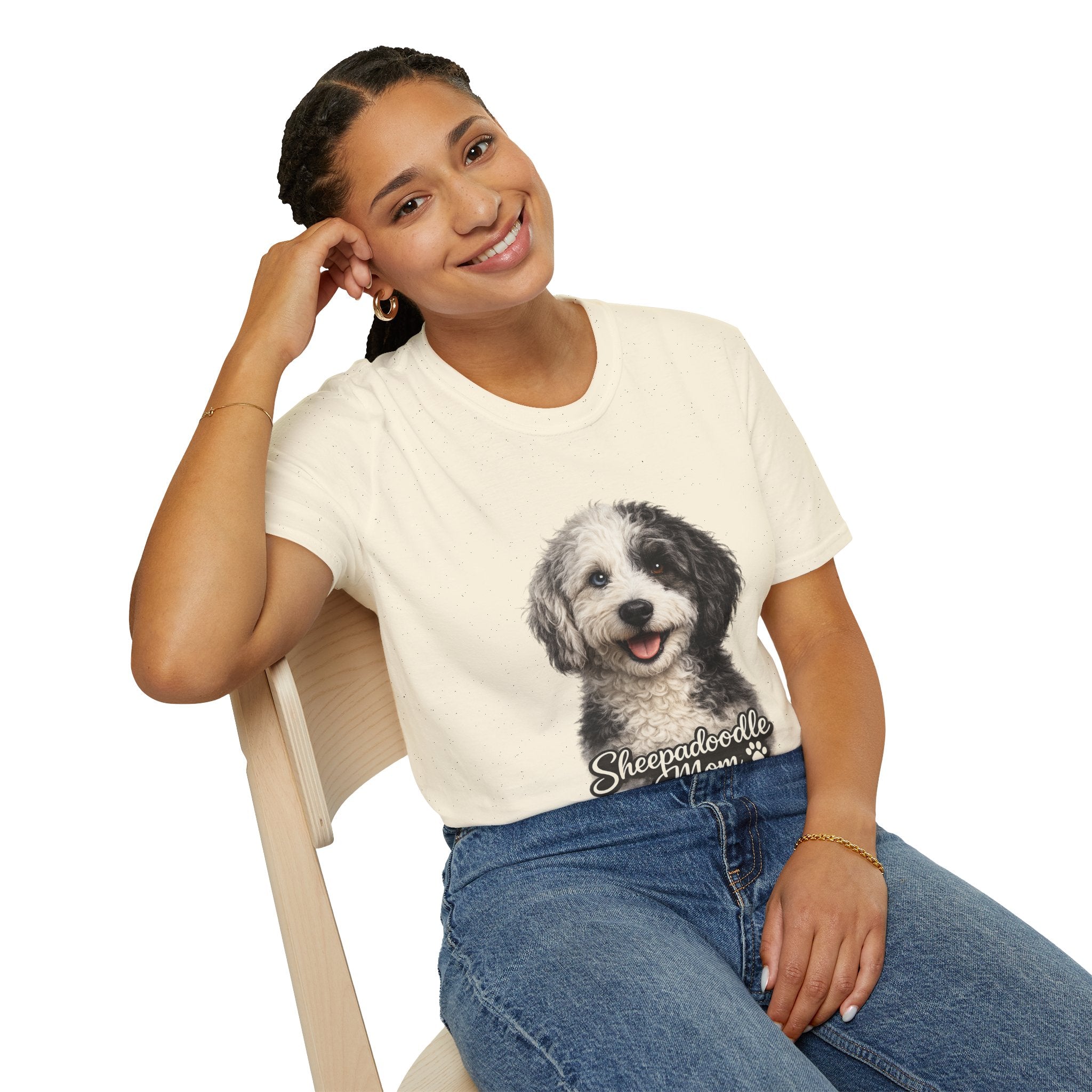 Sheepadoodle Mom Shirt – Cute Sheepadoodle T-Shirt for Dog Lovers, Doodle Mom Tee, Funny Dog Mom Gift, Pet Lover Apparel