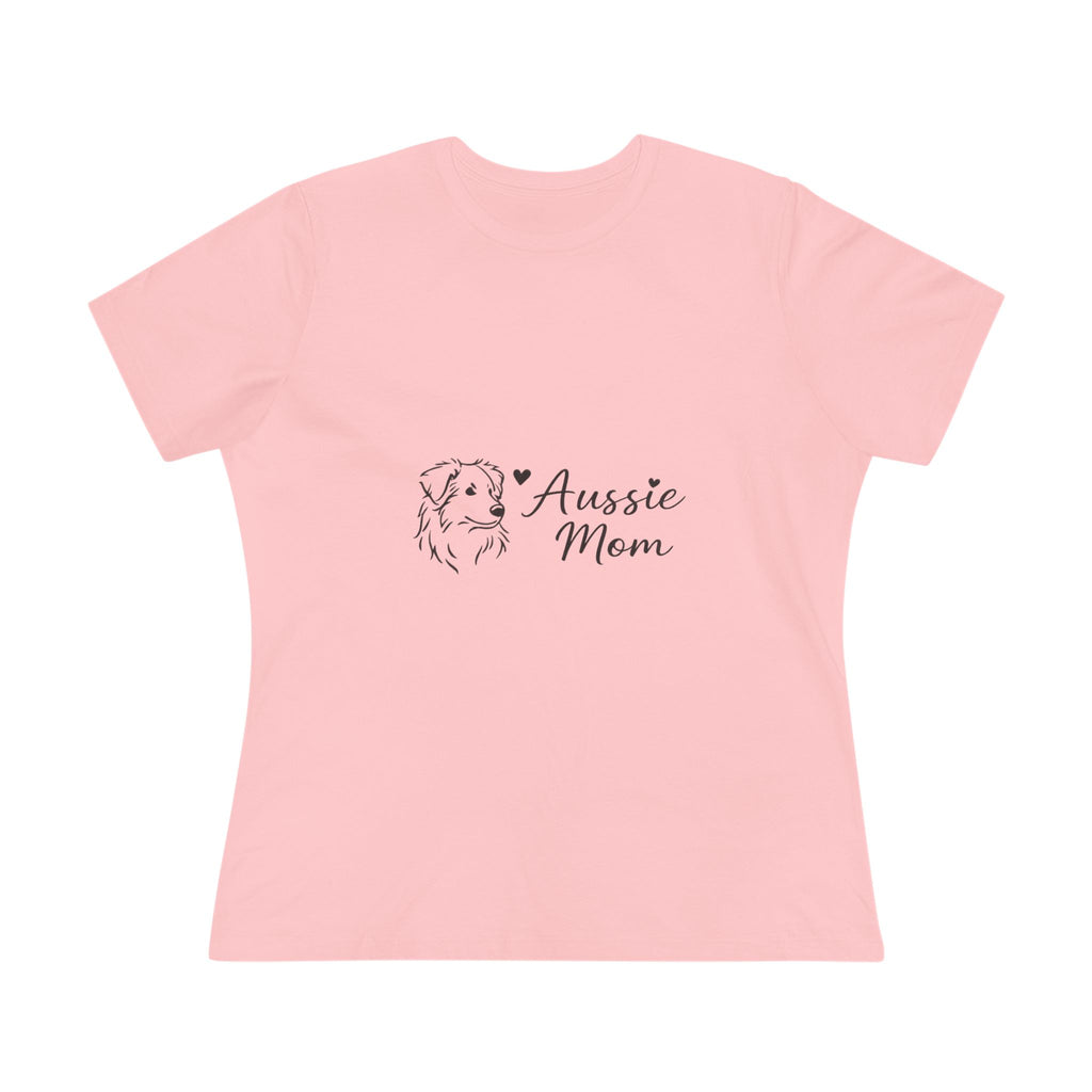 Aussie Mom T-Shirt — Women's Australian Shepherd Mum Tee