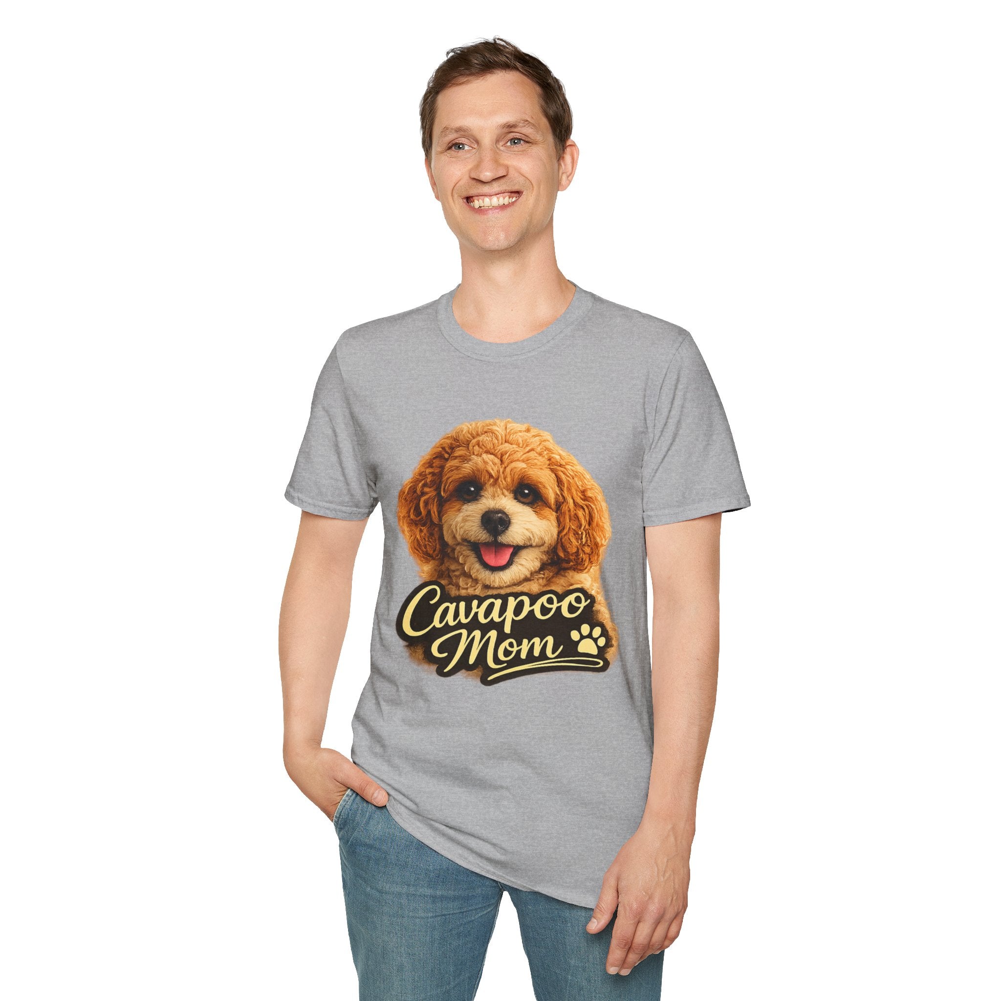 Cavapoo Mom Shirt – Cute Cavapoo T-Shirt for Dog Lovers, Doodle Mom Tee, Cavalier Poodle Mix Gift for Women