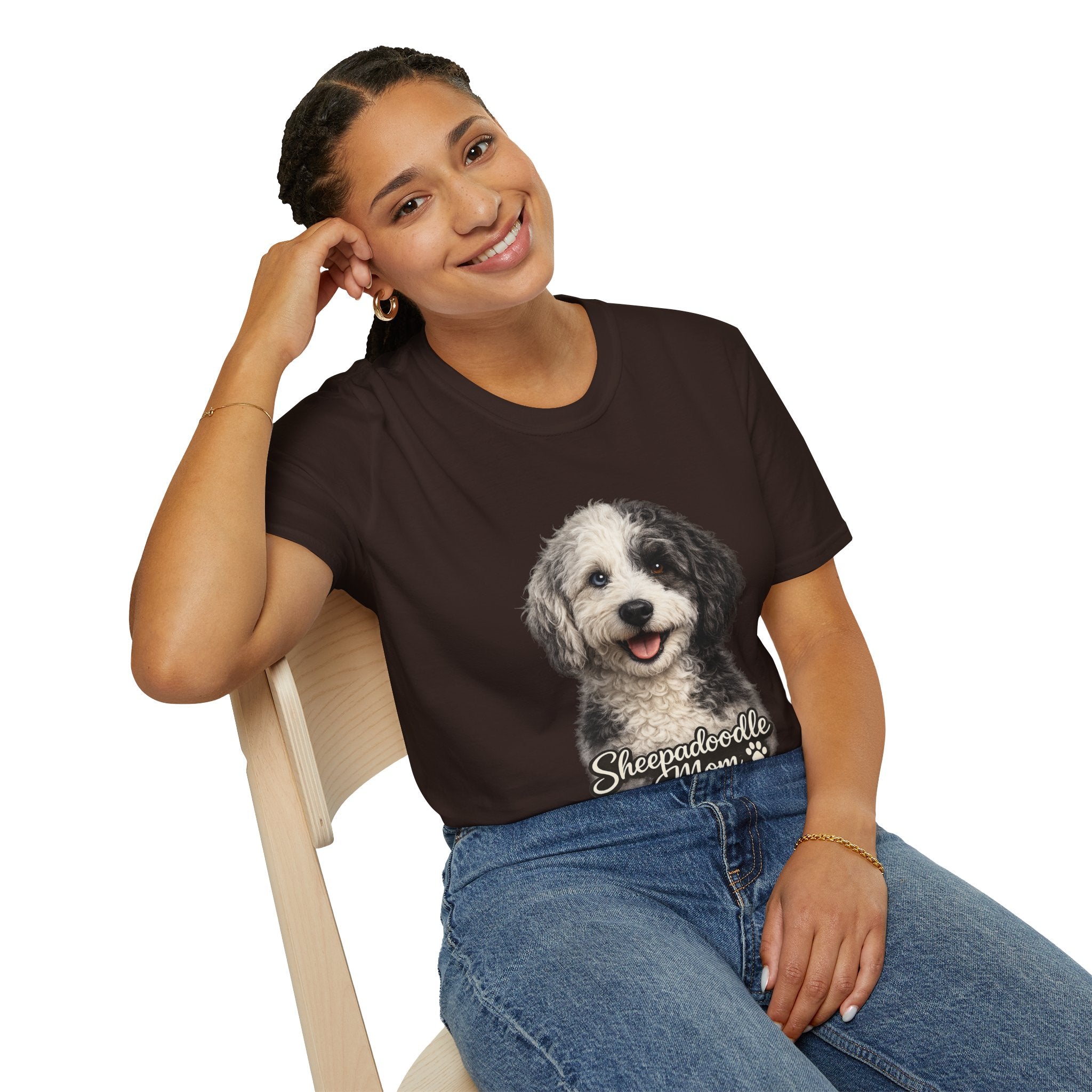 Sheepadoodle Mom Shirt – Cute Sheepadoodle T-Shirt for Dog Lovers, Doodle Mom Tee, Funny Dog Mom Gift, Pet Lover Apparel