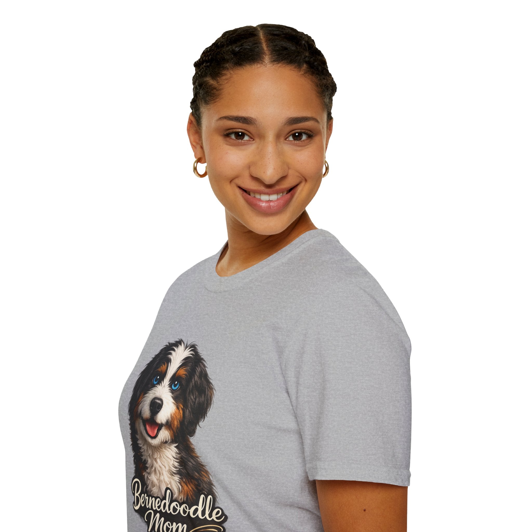 Bernedoodle Mom Shirt – Cute Bernedoodle T-Shirt for Dog Lovers, Doodle Mom Tee, Bernese Mountain Dog Poodle Mix Gift