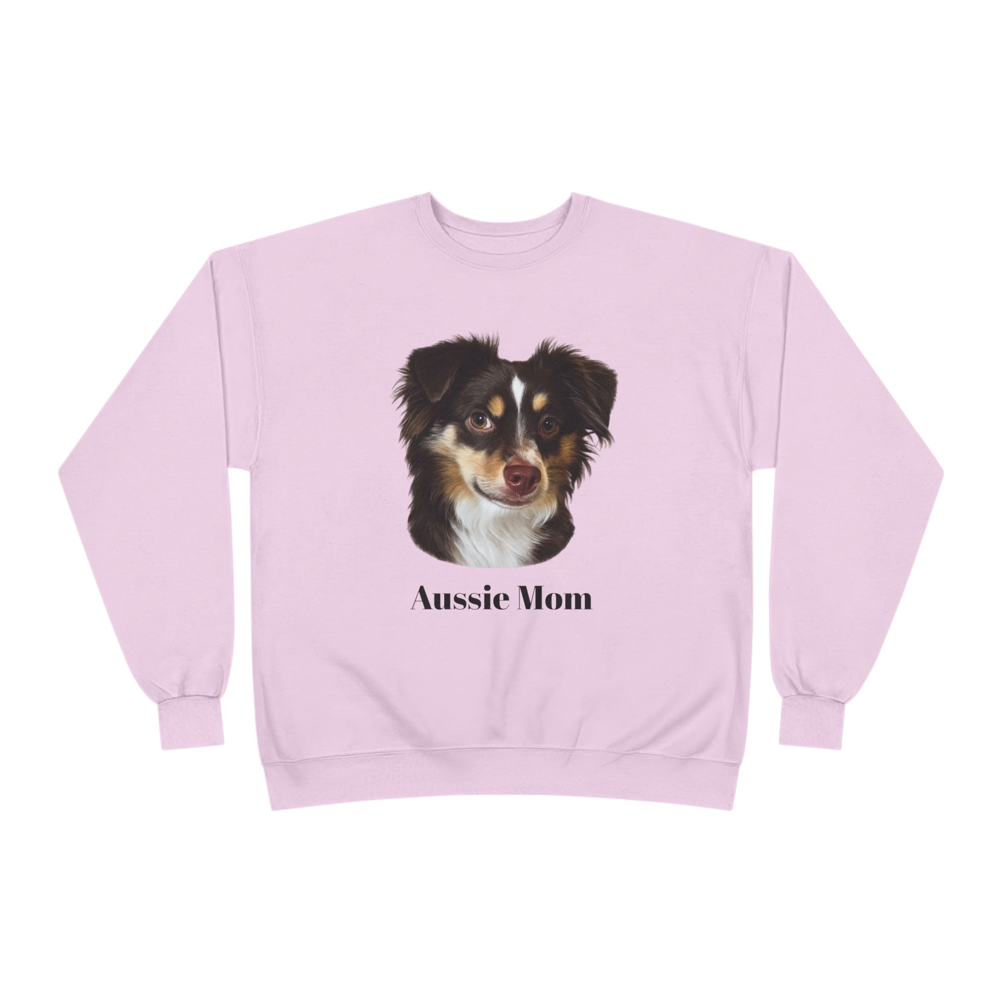 Aussie Mom Sweatshirt – Australian Shepherd Dog Lover Crewneck, Cute Dog Mom Gift, Cozy Aussie Owner Pullover