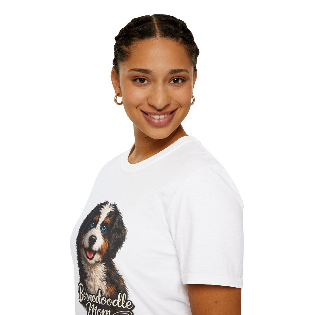 Bernedoodle Mom Shirt – Cute Bernedoodle T-Shirt for Dog Lovers, Doodle Mom Tee, Bernese Mountain Dog Poodle Mix Gift