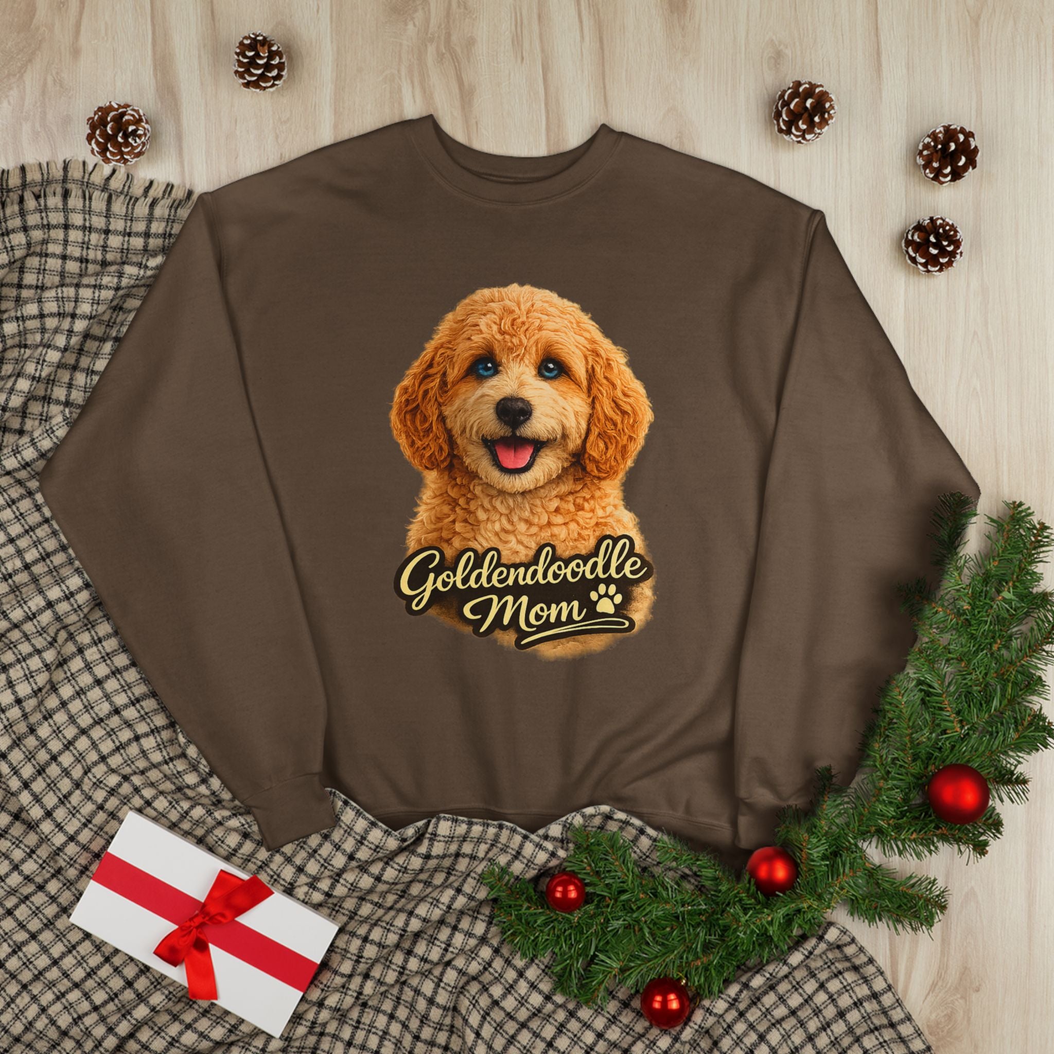 Goldendoodle Mom Sweatshirt – Cozy Doodle Mom Crewneck, Cute Goldendoodle Gift, Dog Mom Pullover