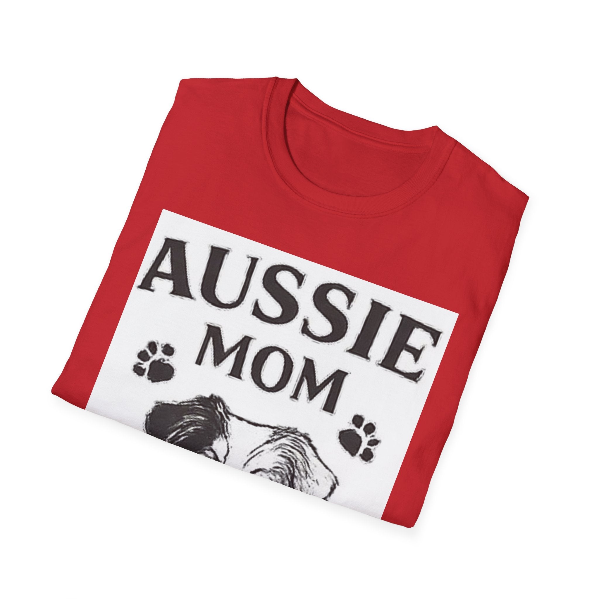 Aussie Mom T-Shirt — Australian Shepherd Dog Mom Tee