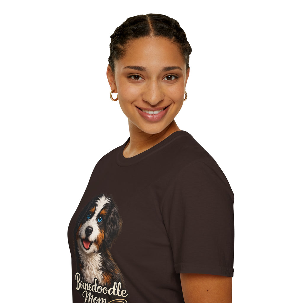 Bernedoodle Mom Shirt – Cute Bernedoodle T-Shirt for Dog Lovers, Doodle Mom Tee, Bernese Mountain Dog Poodle Mix Gift