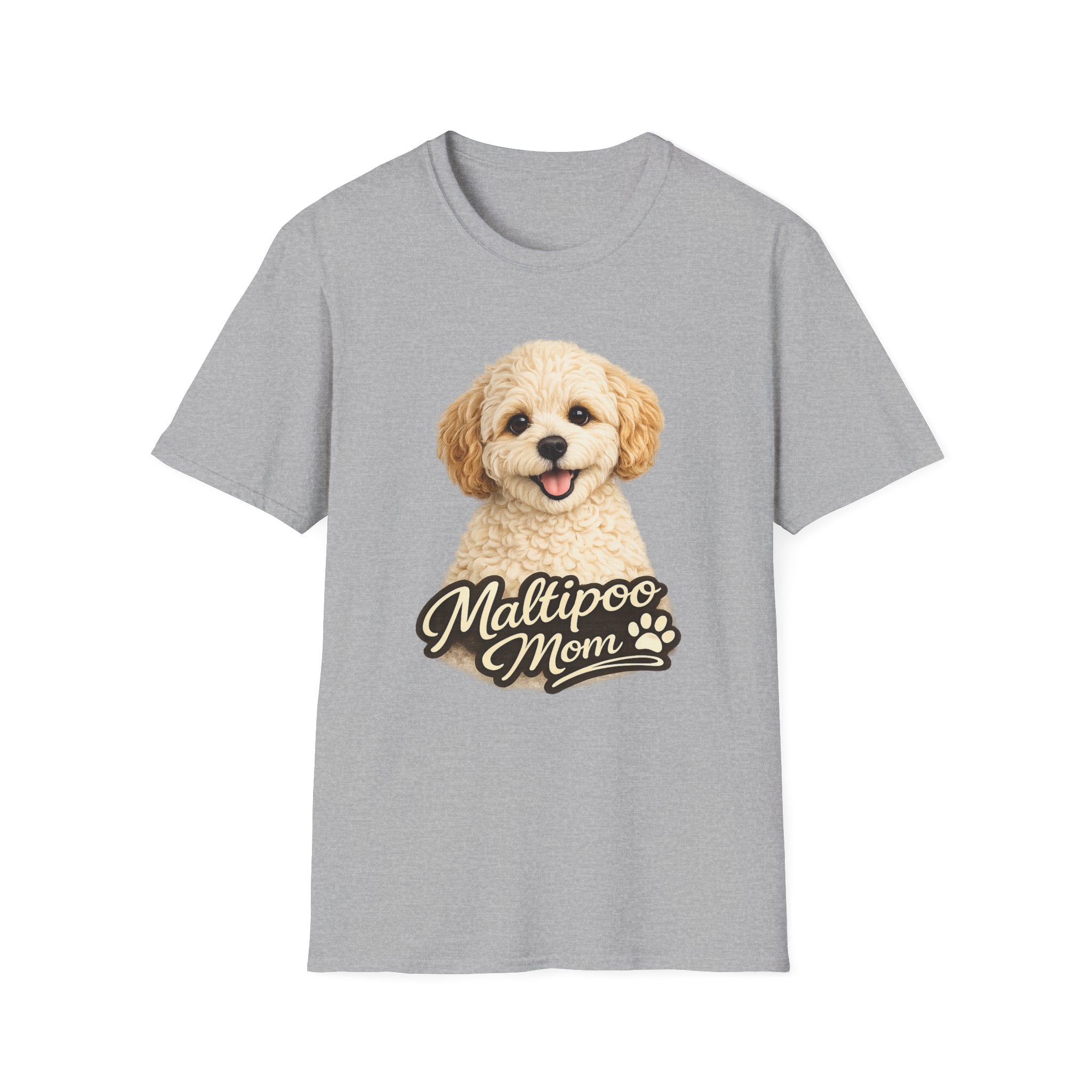 Maltipoo Mom Shirt – Cute Maltipoo T-Shirt for Dog Lovers, Small Dog Mom Tee, Maltese Poodle Mix Gift for
