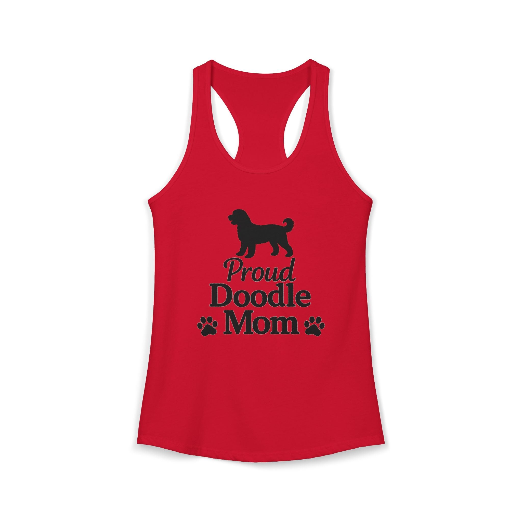 Proud Doodle Mom Racerback Tank