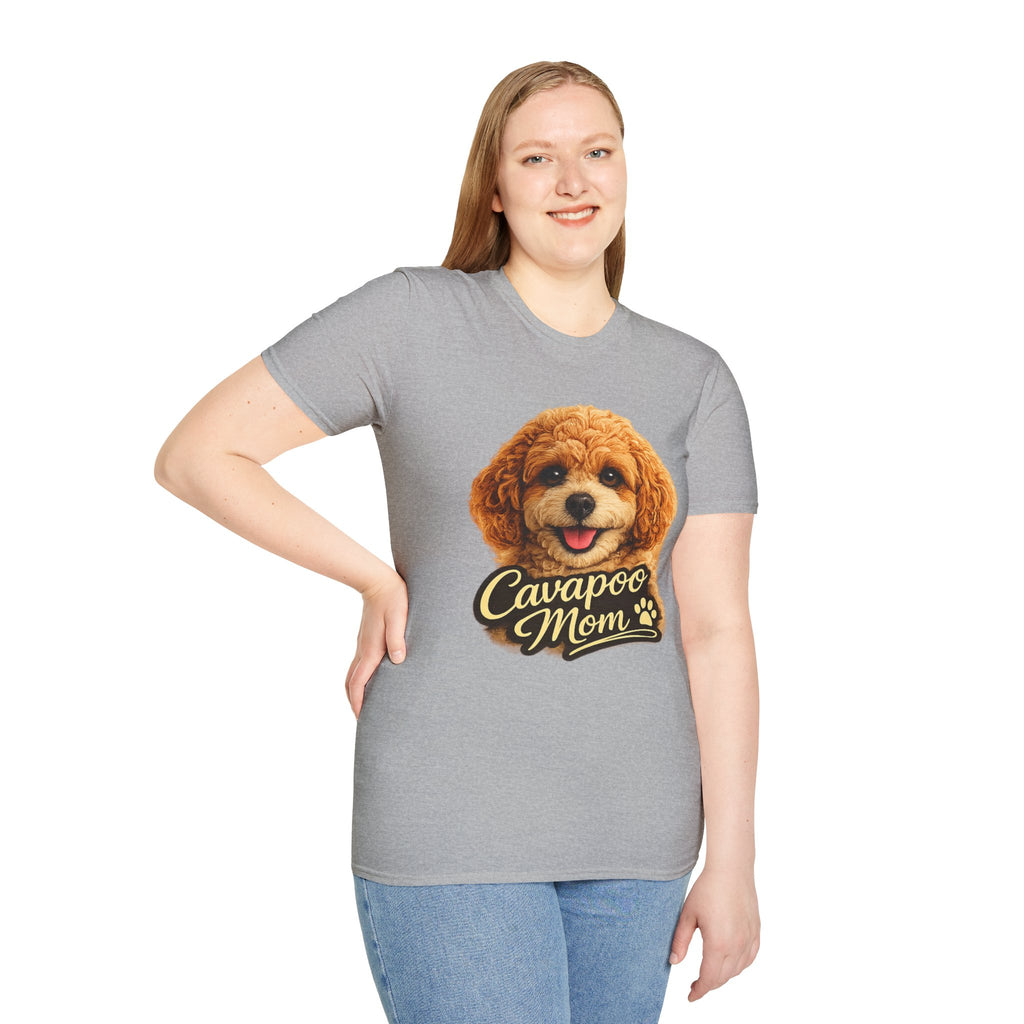 Cavapoo Mom Shirt – Cute Cavapoo T-Shirt for Dog Lovers, Doodle Mom Tee, Cavalier Poodle Mix Gift for Women