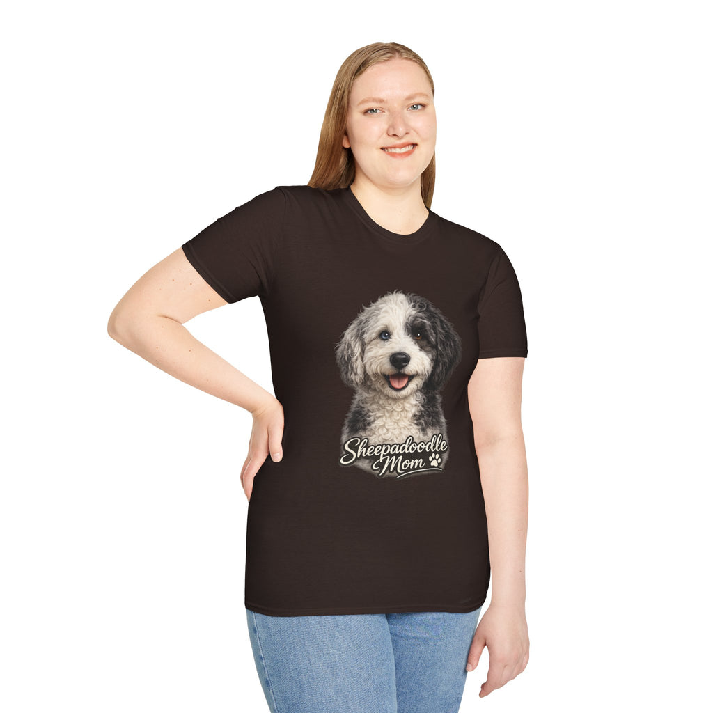 Sheepadoodle Mom Shirt – Cute Sheepadoodle T-Shirt for Dog Lovers, Doodle Mom Tee, Funny Dog Mom Gift, Pet Lover Apparel