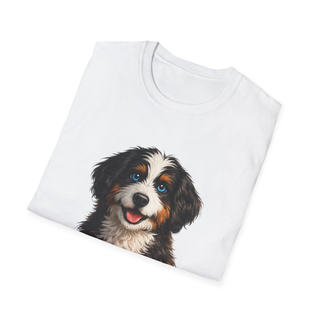 Bernedoodle Mom Shirt – Cute Bernedoodle T-Shirt for Dog Lovers, Doodle Mom Tee, Bernese Mountain Dog Poodle Mix Gift