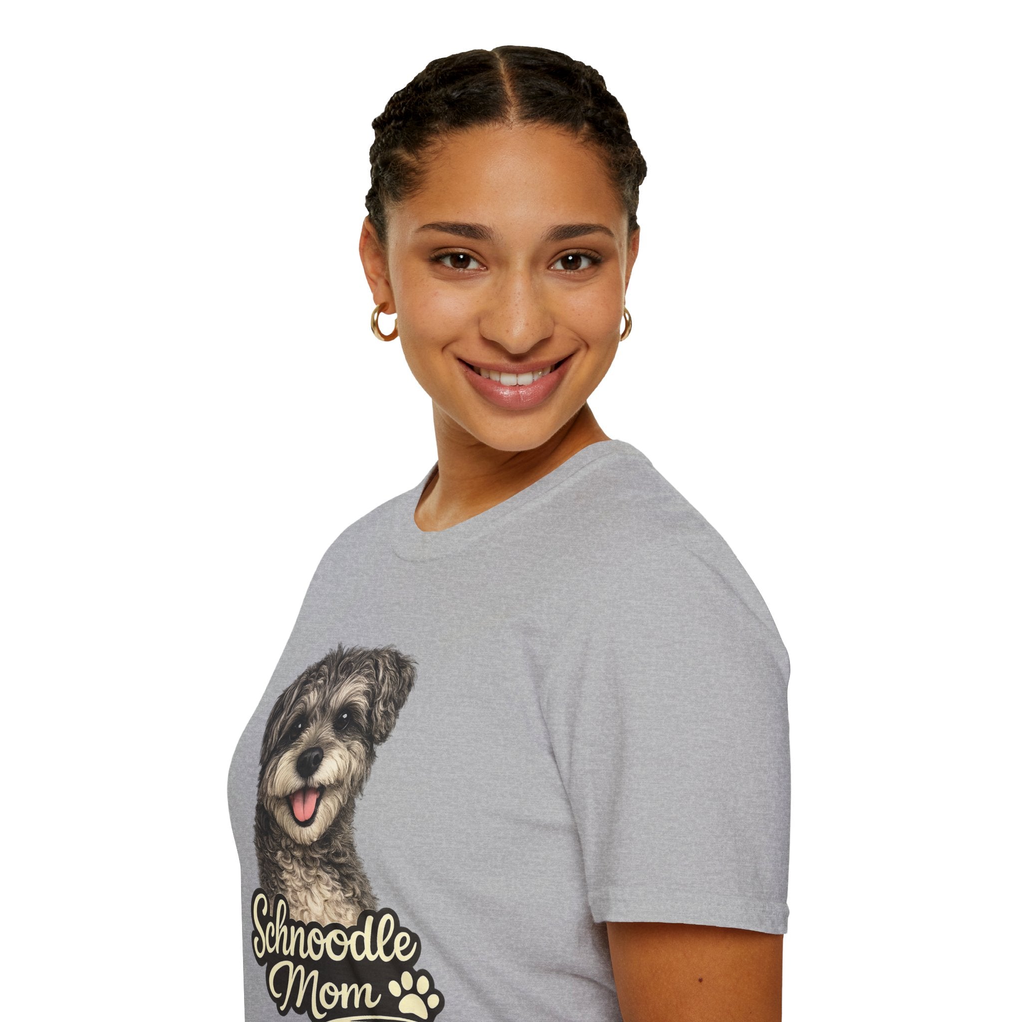 Schnoodle Mom Shirt – Cute Schnoodle T-Shirt for Dog Lovers, Schnauzer Poodle Mix Tee, Dog Mom Gift