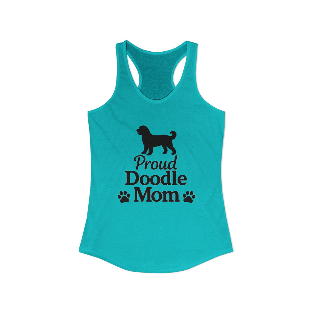 Proud Doodle Mom Racerback Tank