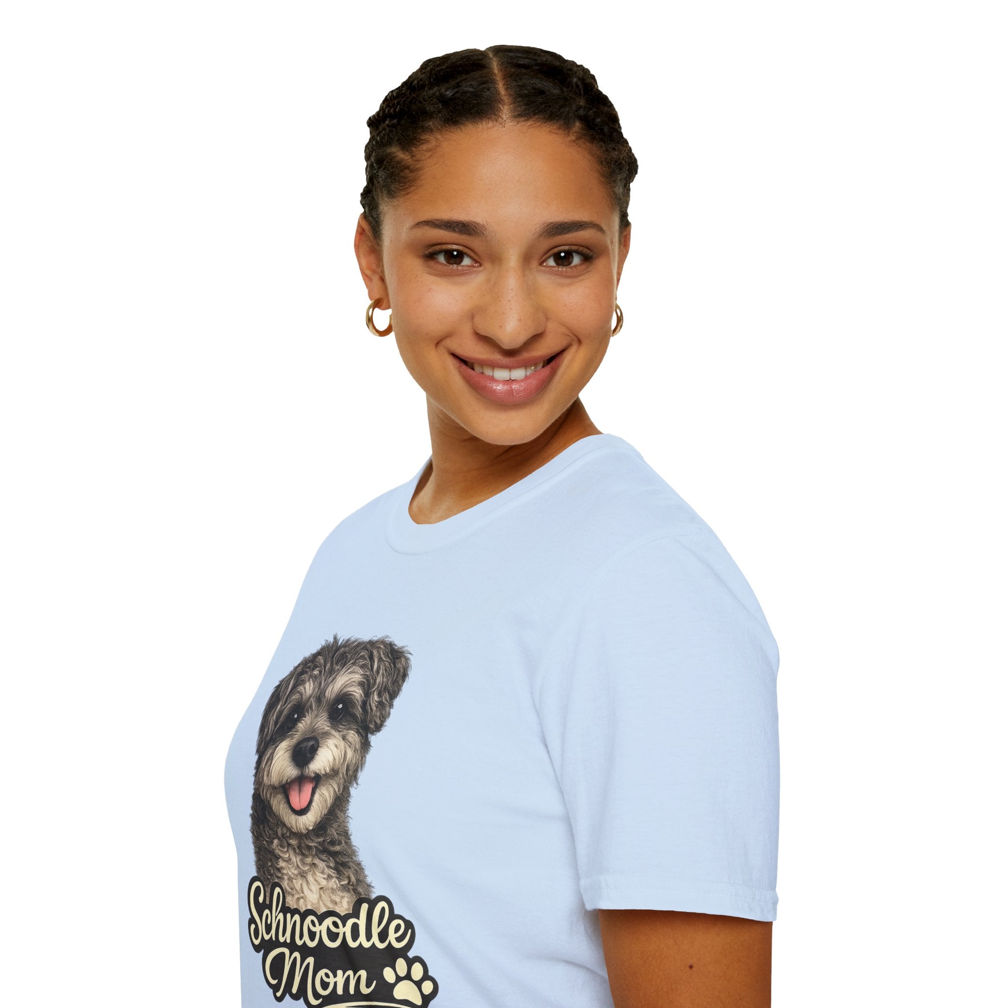 Schnoodle Mom Shirt – Cute Schnoodle T-Shirt for Dog Lovers, Schnauzer Poodle Mix Tee, Dog Mom Gift