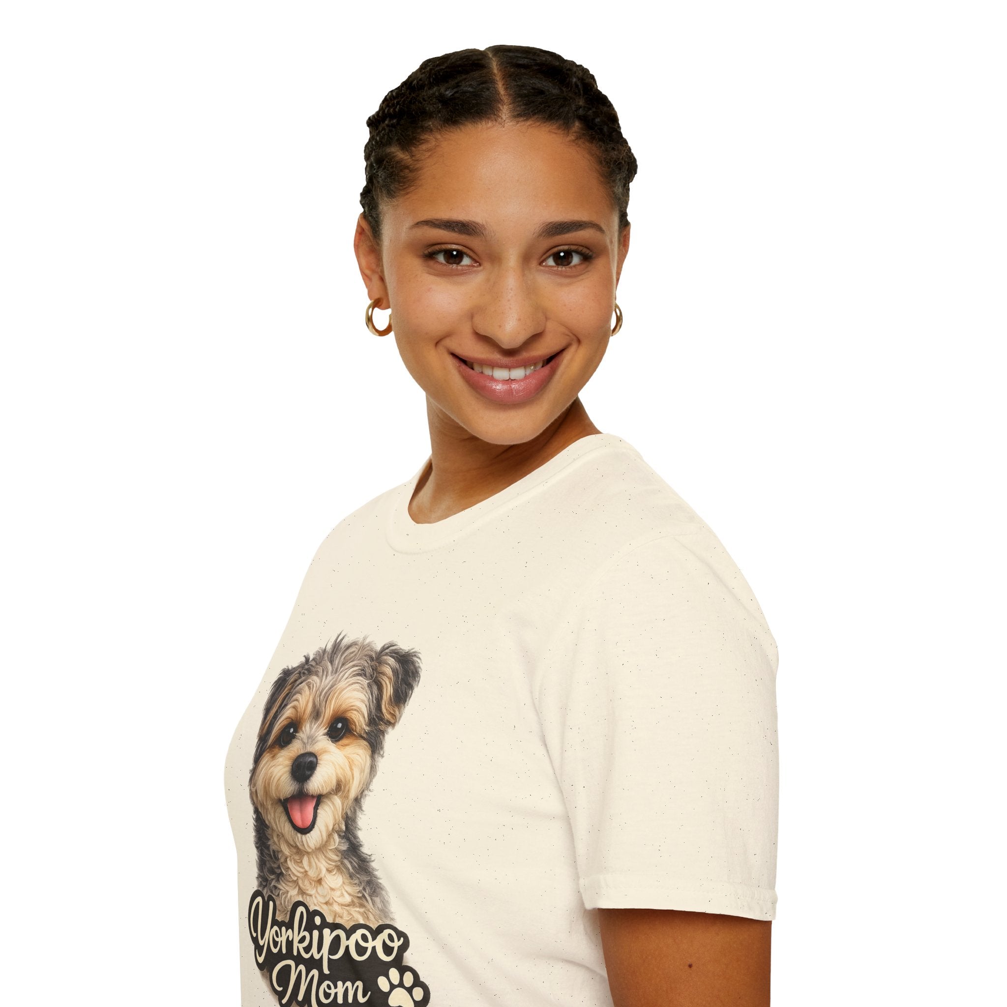 Yorkipoo Mom Shirt – Cute Yorkipoo T-Shirt for Dog Lovers, Small Dog Mom Tee, Yorkshire Terrier Poodle Mix Gift