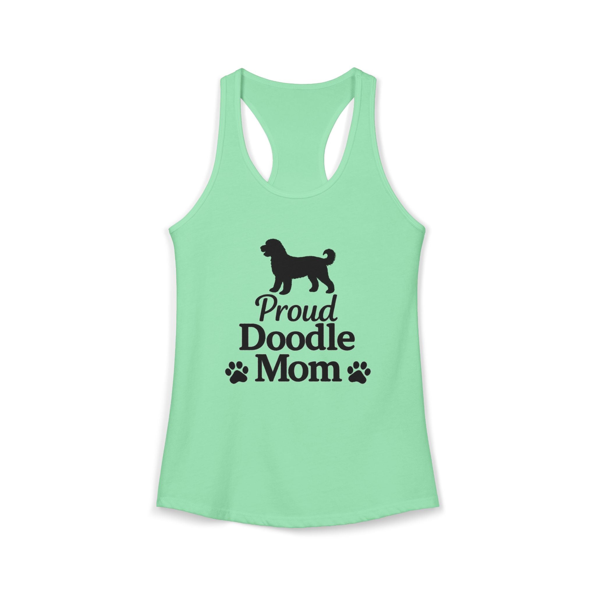 Proud Doodle Mom Racerback Tank