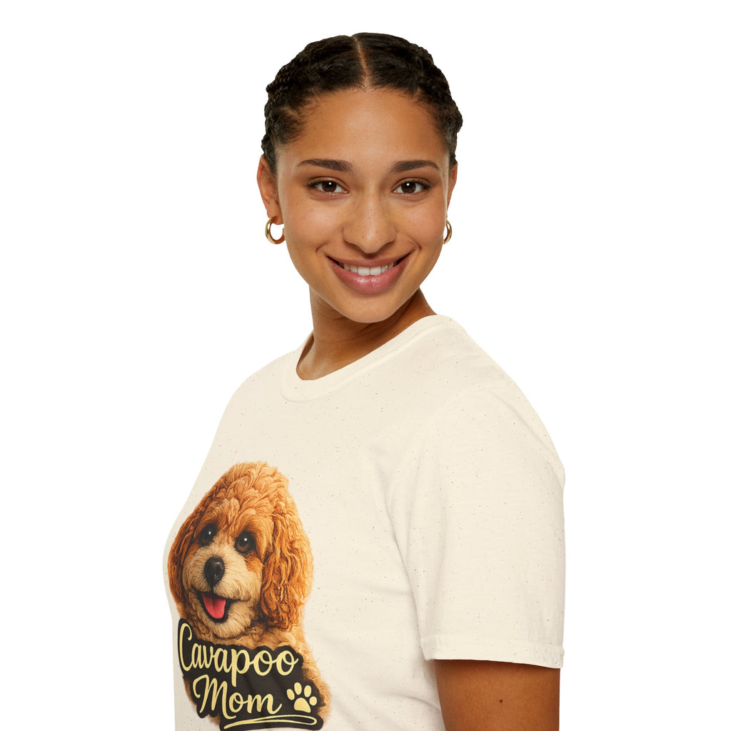 Cavapoo Mom Shirt – Cute Cavapoo T-Shirt for Dog Lovers, Doodle Mom Tee, Cavalier Poodle Mix Gift for Women
