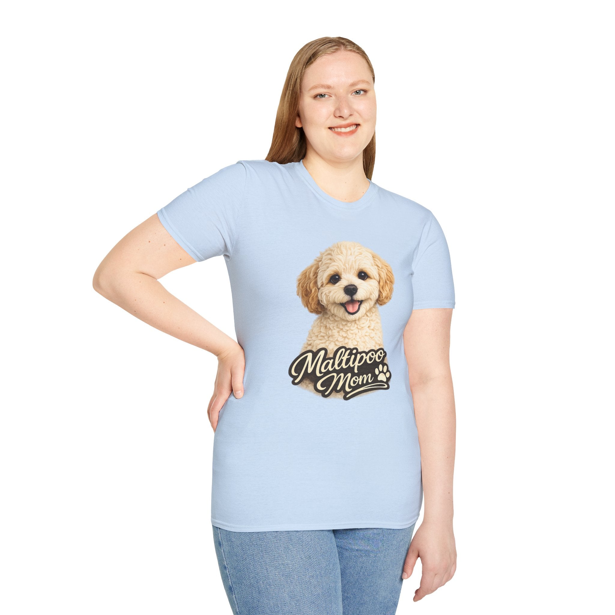 Maltipoo Mom Shirt – Cute Maltipoo T-Shirt for Dog Lovers, Small Dog Mom Tee, Maltese Poodle Mix Gift for
