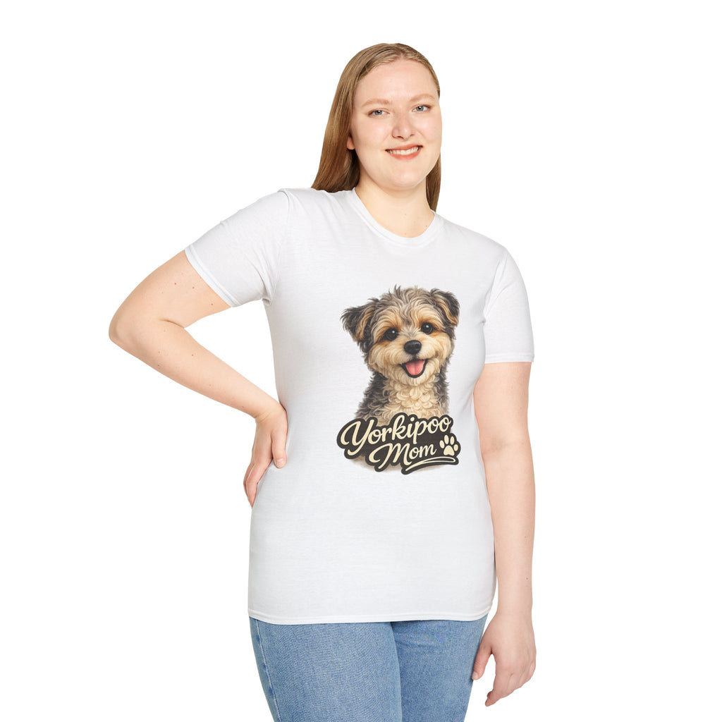 Yorkipoo Mom Shirt – Cute Yorkipoo T-Shirt for Dog Lovers, Small Dog Mom Tee, Yorkshire Terrier Poodle Mix Gift