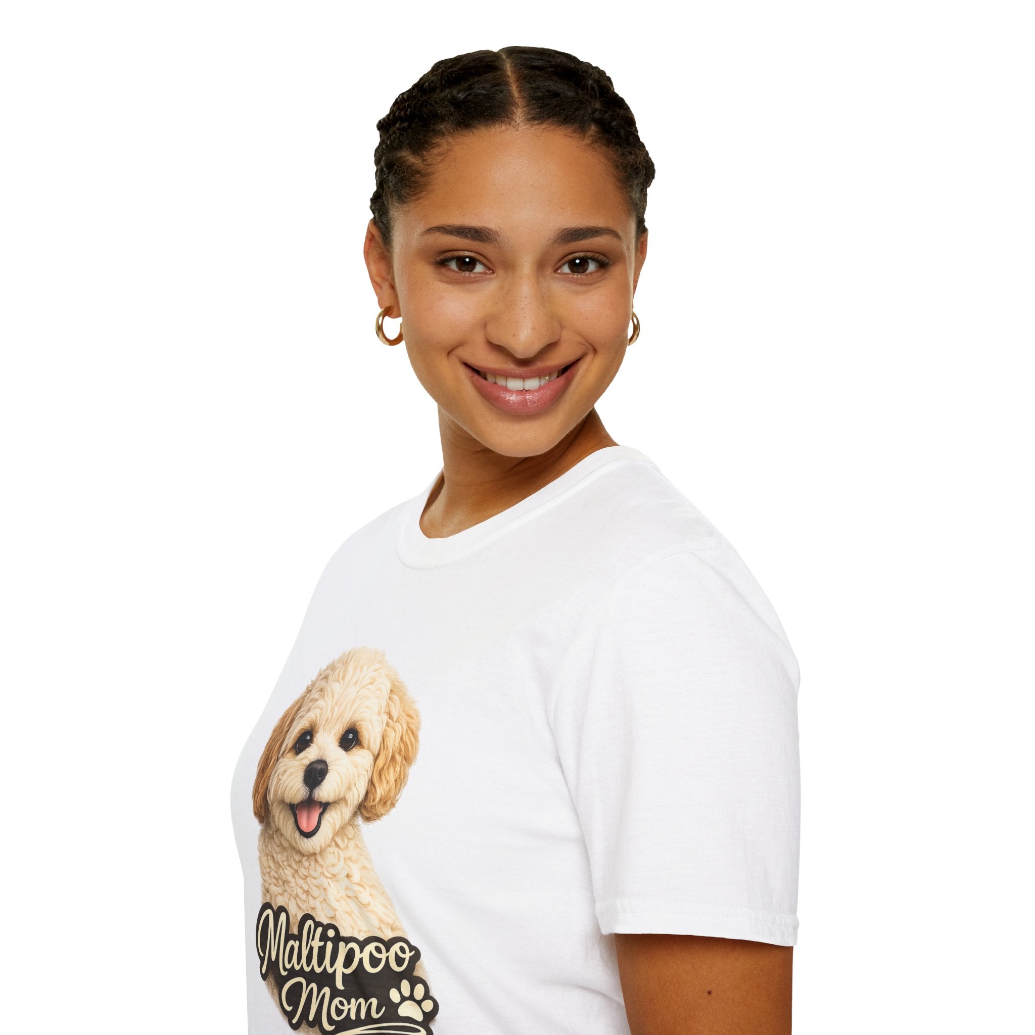 Maltipoo Mom Shirt – Cute Maltipoo T-Shirt for Dog Lovers, Small Dog Mom Tee, Maltese Poodle Mix Gift for