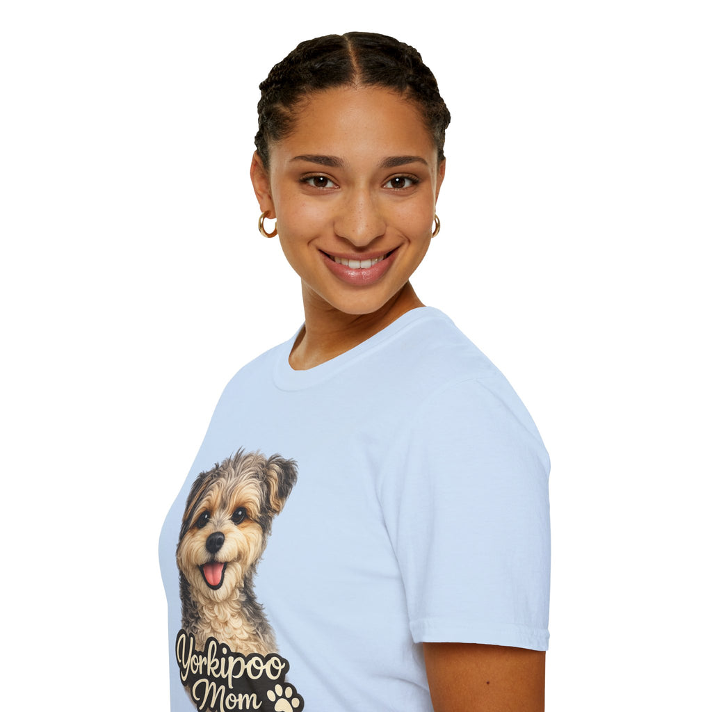 Yorkipoo Mom Shirt – Cute Yorkipoo T-Shirt for Dog Lovers, Small Dog Mom Tee, Yorkshire Terrier Poodle Mix Gift