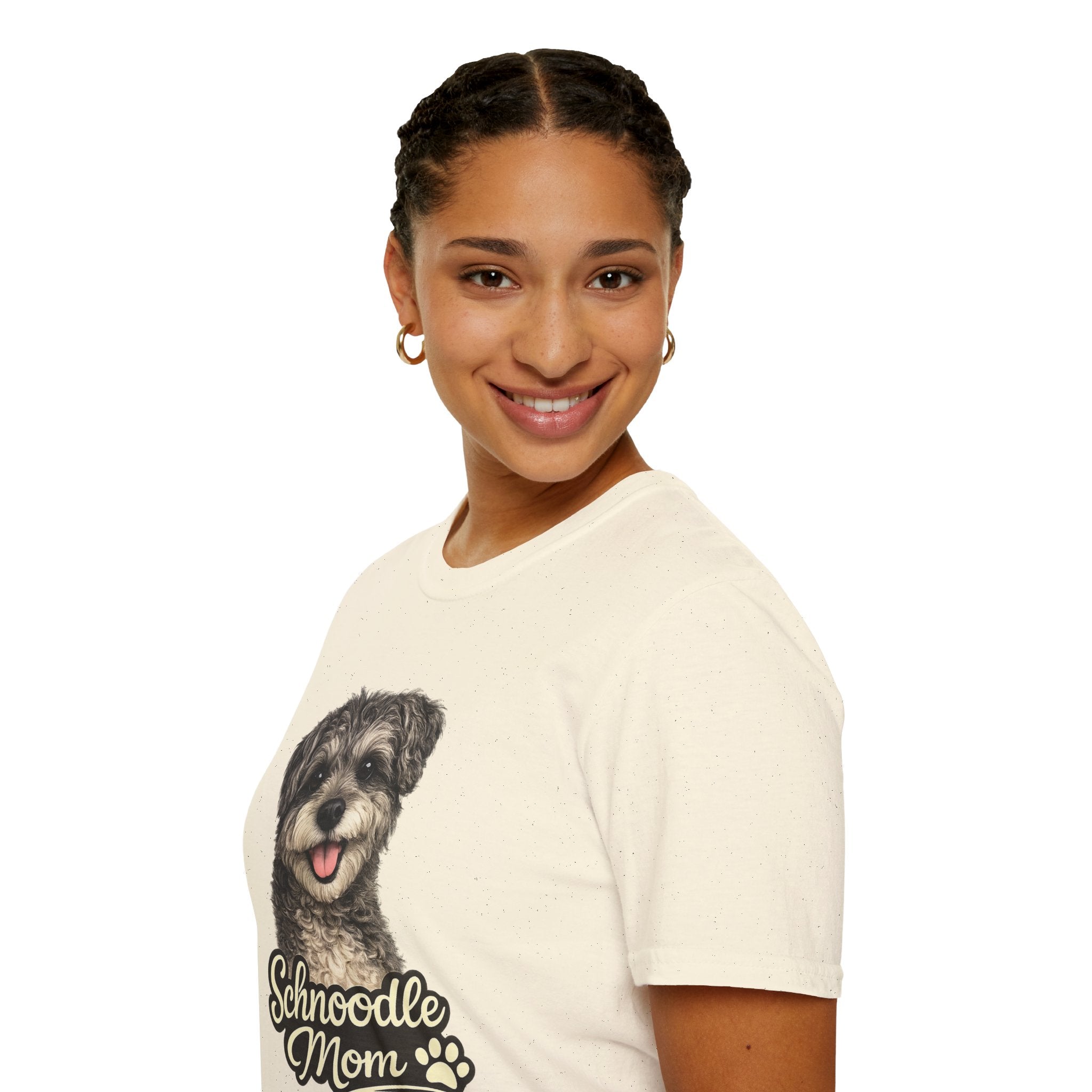 Schnoodle Mom Shirt – Cute Schnoodle T-Shirt for Dog Lovers, Schnauzer Poodle Mix Tee, Dog Mom Gift