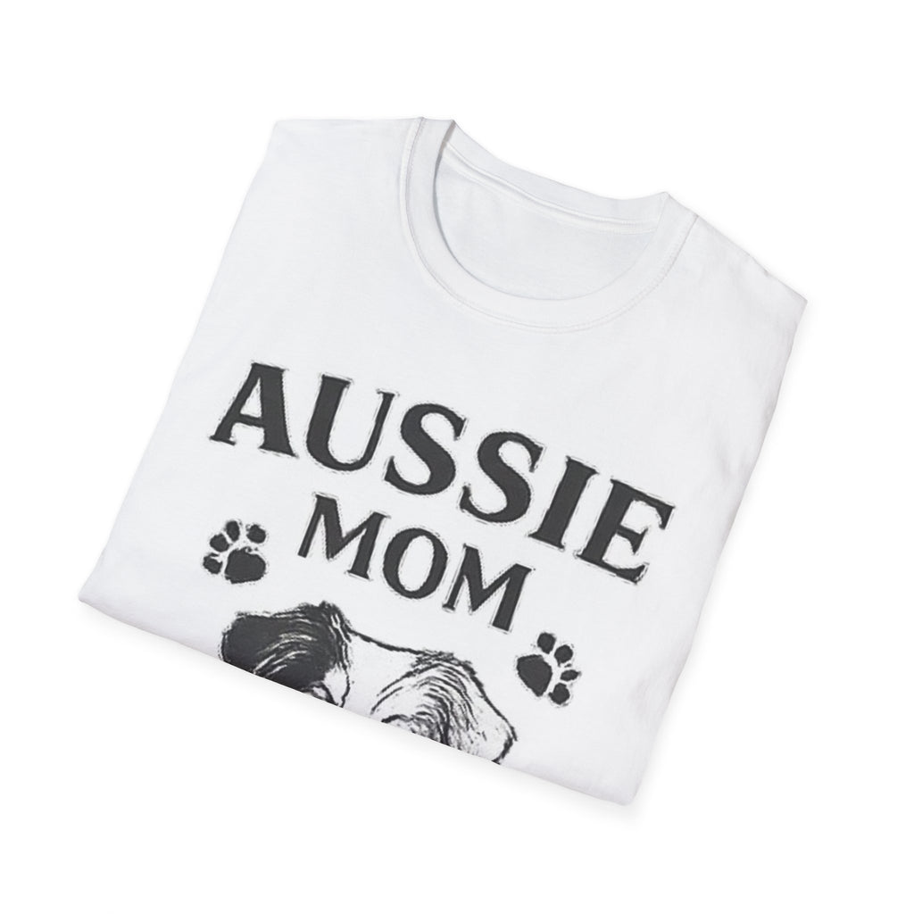 Aussie Mom T-Shirt — Australian Shepherd Dog Mom Tee