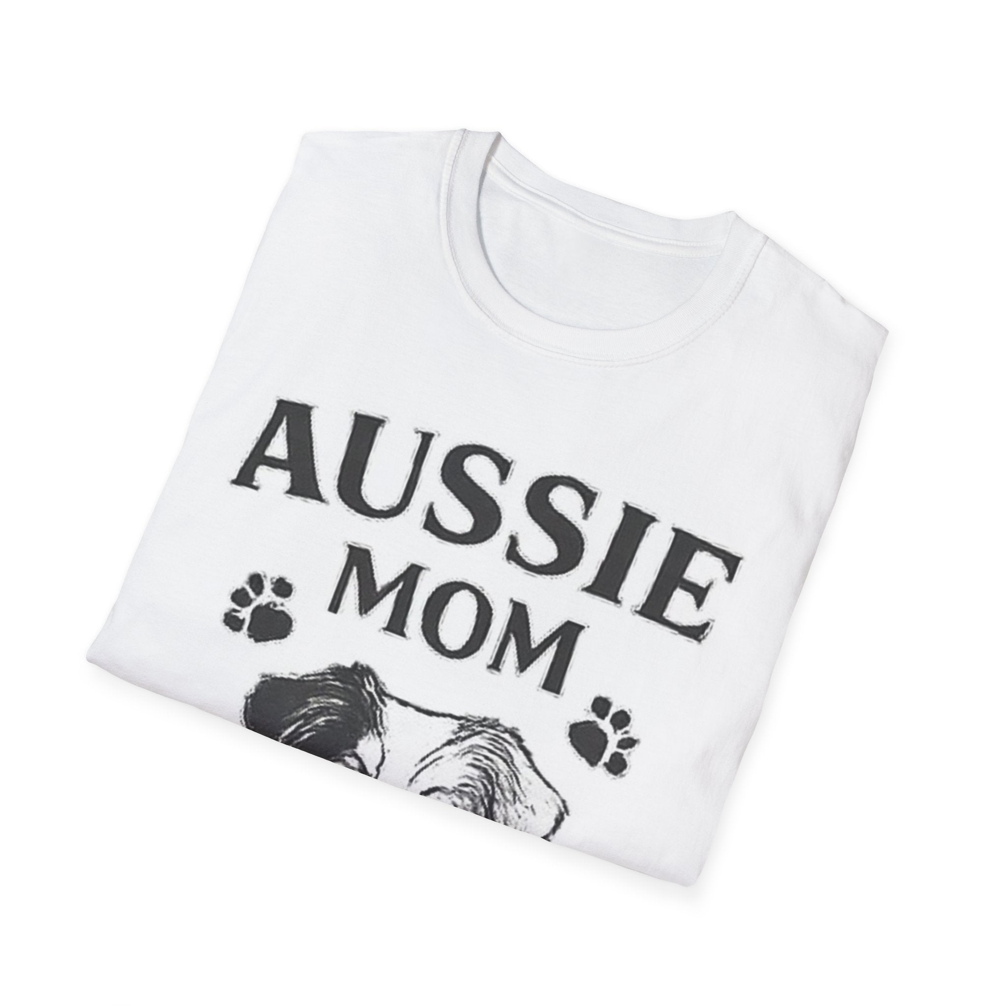 Aussie Mom T-Shirt — Australian Shepherd Dog Mom Tee