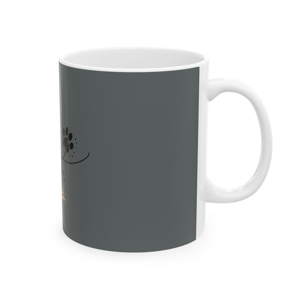 Doodle Dog Mom Mug – Cute Goldendoodle Coffee Cup, Paw Heart Design, Gift for Dog Lovers