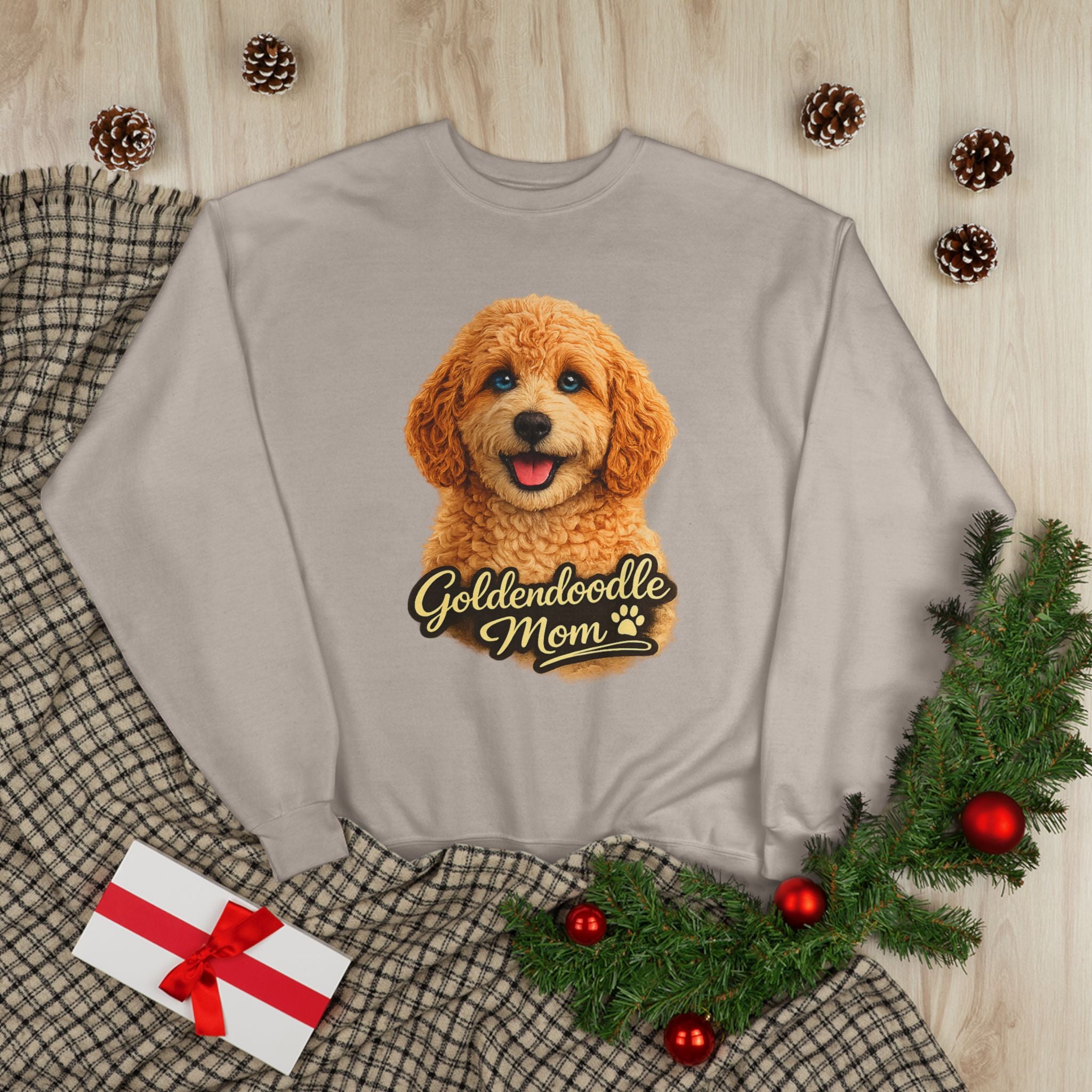 Goldendoodle Mom Sweatshirt – Cozy Doodle Mom Crewneck, Cute Goldendoodle Gift, Dog Mom Pullover