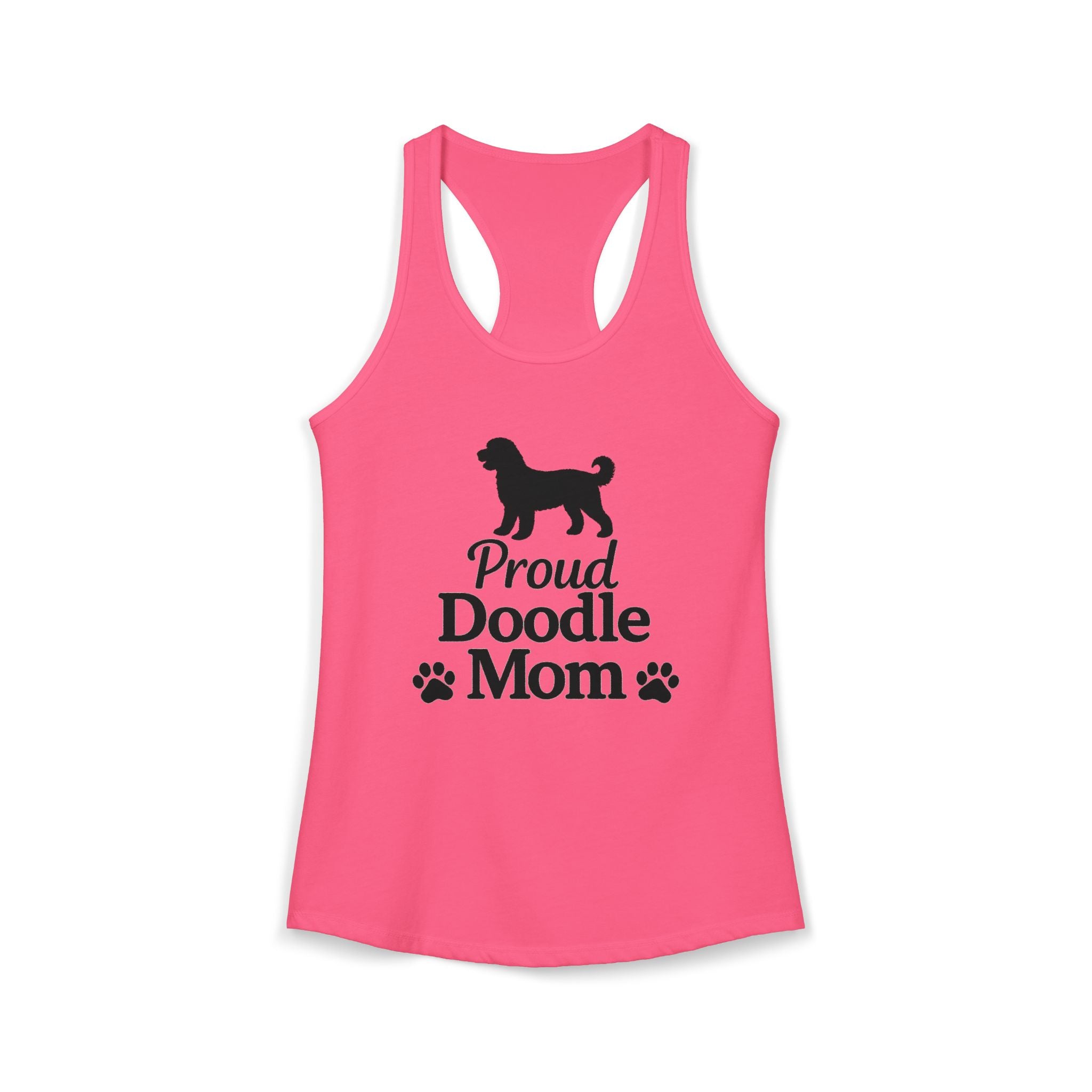 Proud Doodle Mom Racerback Tank