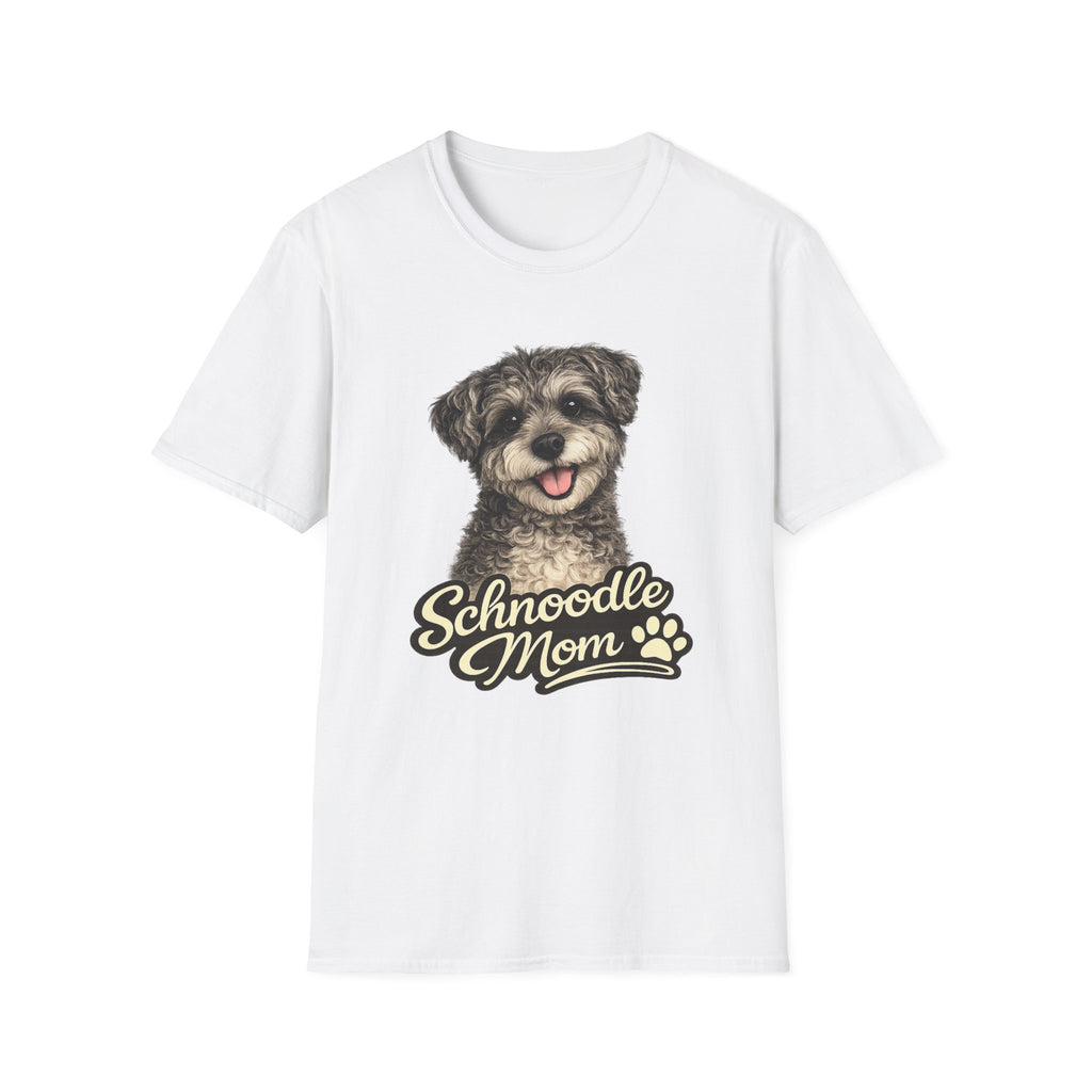 Schnoodle Mom Shirt – Cute Schnoodle T-Shirt for Dog Lovers, Schnauzer Poodle Mix Tee, Dog Mom Gift