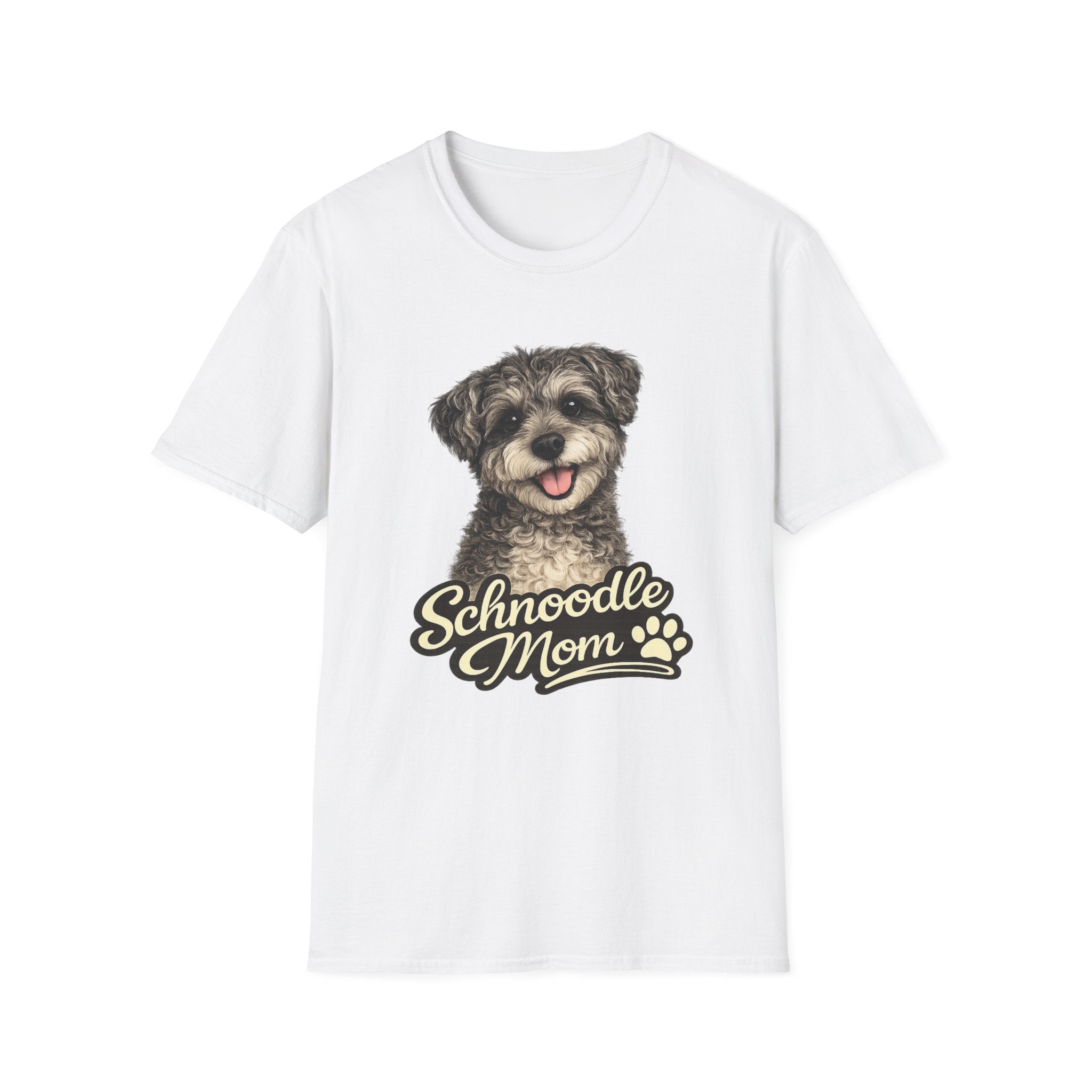 Schnoodle Mom Shirt – Cute Schnoodle T-Shirt for Dog Lovers, Schnauzer Poodle Mix Tee, Dog Mom Gift