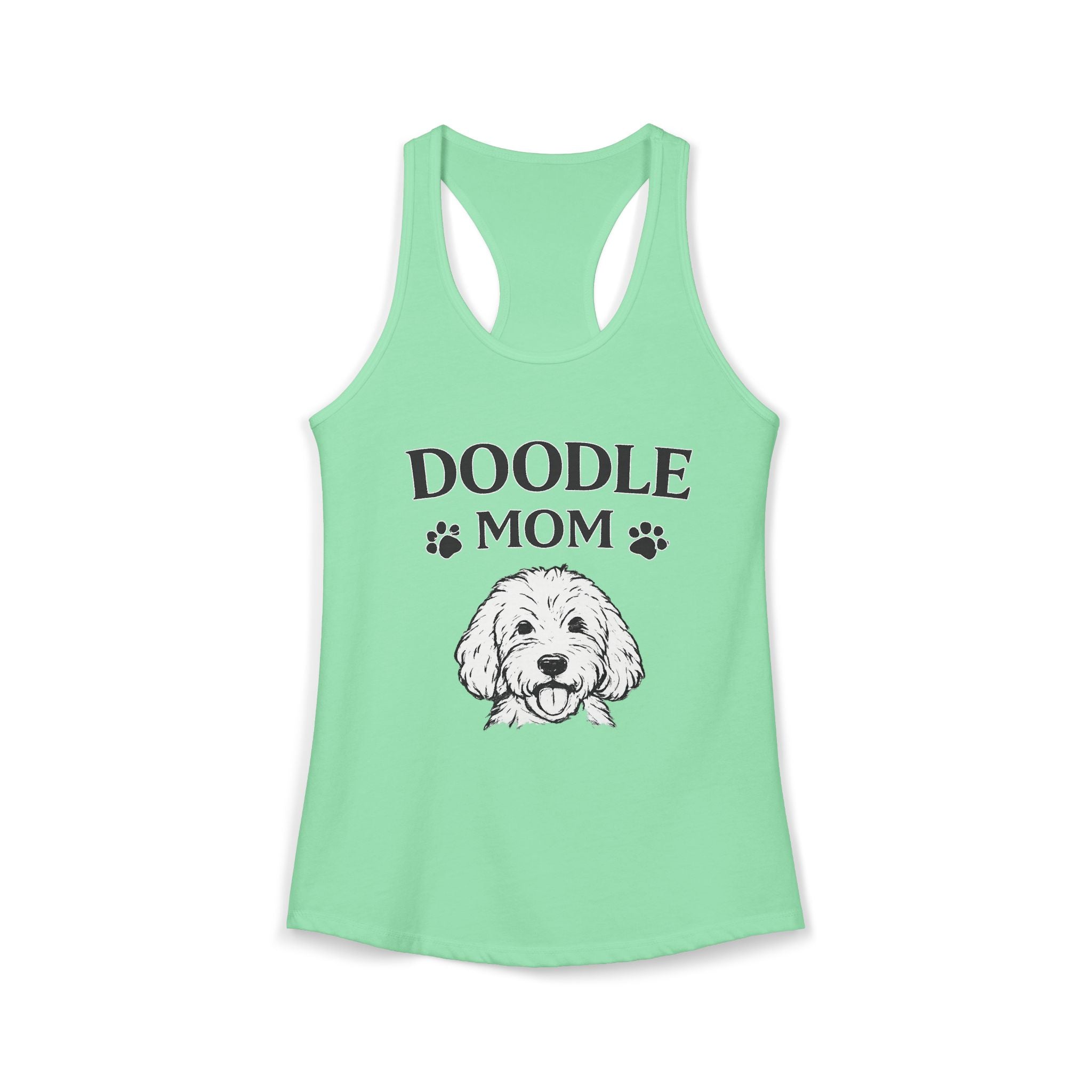 Goldendoodle Mom Racerback Tank — Doodle Dog Mom Tank Top for Women