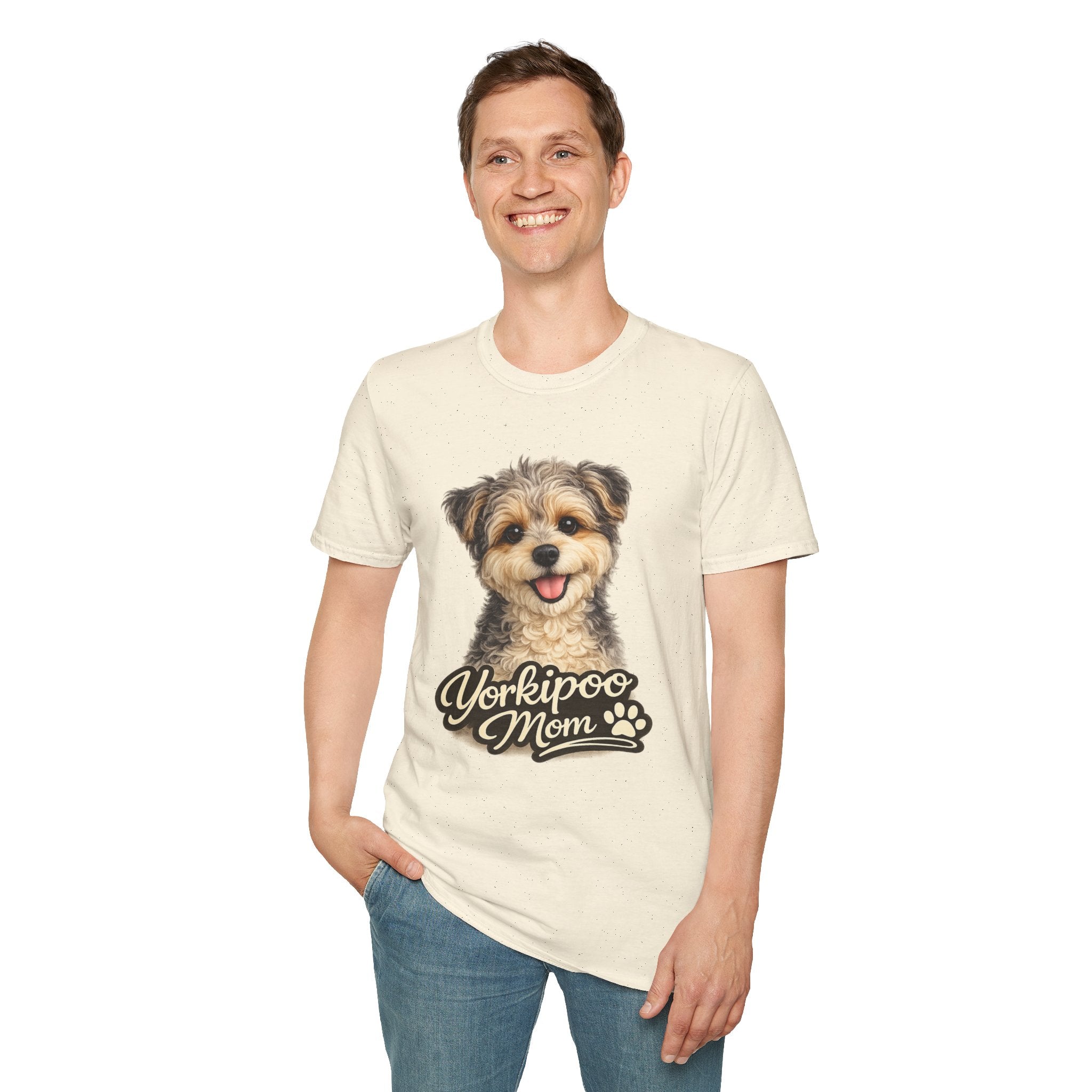 Yorkipoo Mom Shirt – Cute Yorkipoo T-Shirt for Dog Lovers, Small Dog Mom Tee, Yorkshire Terrier Poodle Mix Gift
