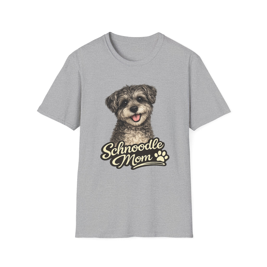 Schnoodle Mom Shirt – Cute Schnoodle T-Shirt for Dog Lovers, Schnauzer Poodle Mix Tee, Dog Mom Gift