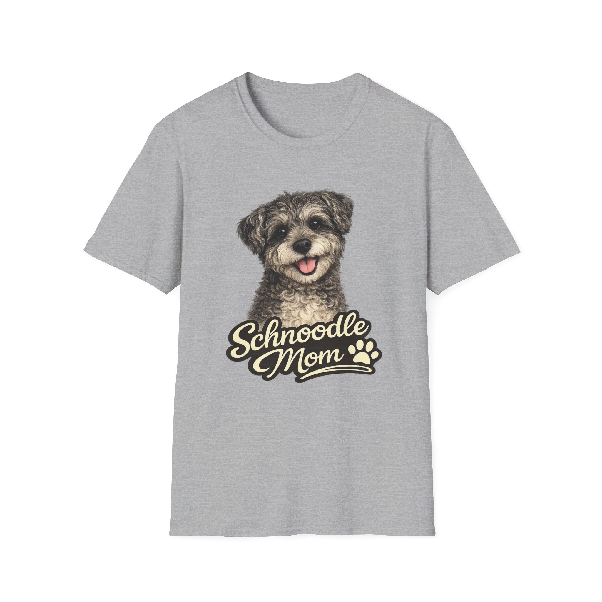 Schnoodle Mom Shirt – Cute Schnoodle T-Shirt for Dog Lovers, Schnauzer Poodle Mix Tee, Dog Mom Gift
