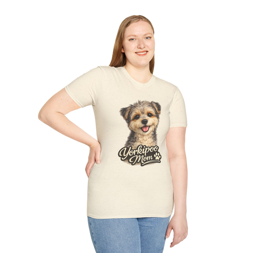 Yorkipoo Mom Shirt – Cute Yorkipoo T-Shirt for Dog Lovers, Small Dog Mom Tee, Yorkshire Terrier Poodle Mix Gift